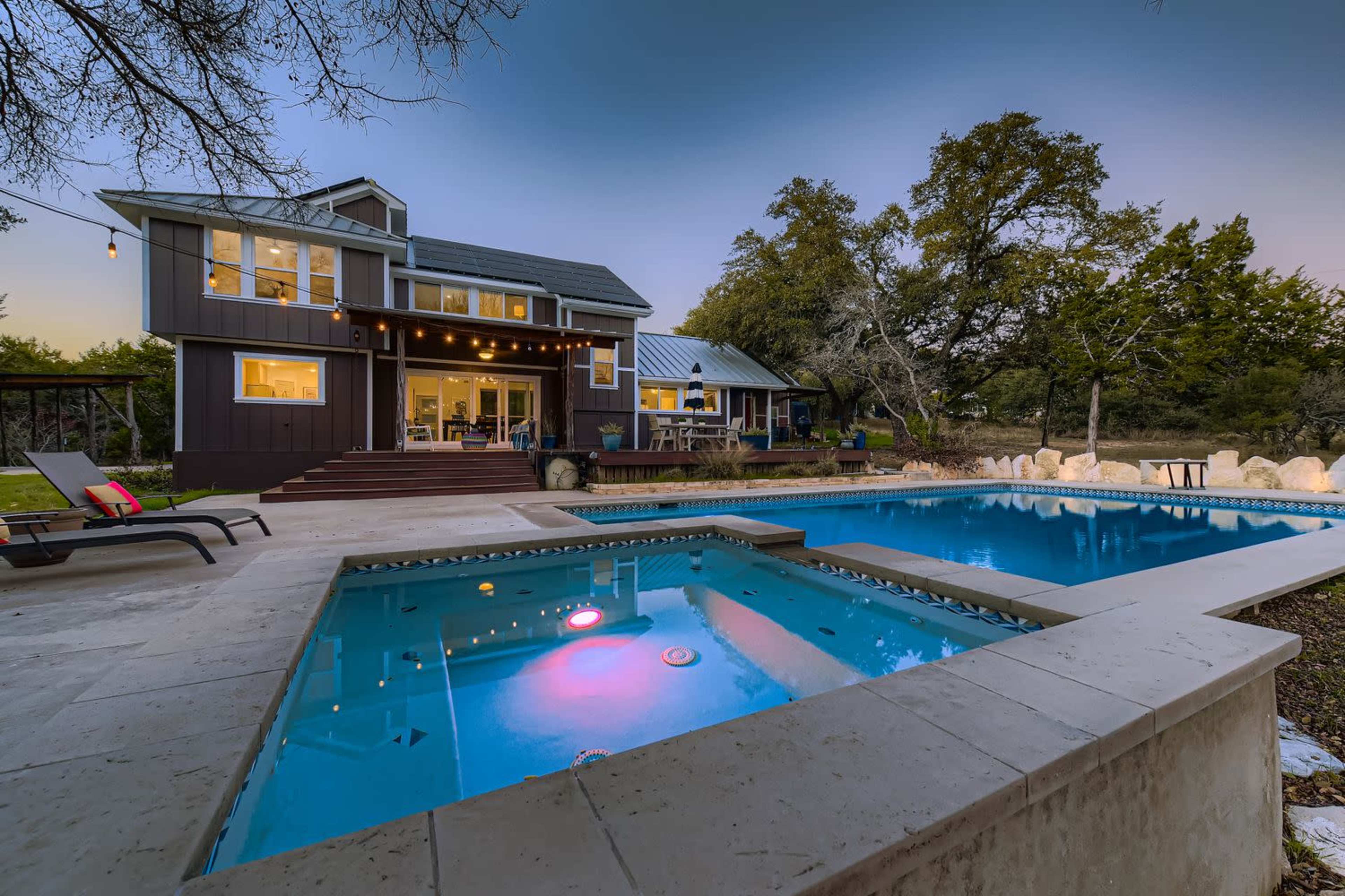 Home on Rural Acreage with Hillside Views, Open Field, Massive Garage Image in , Leander, TX