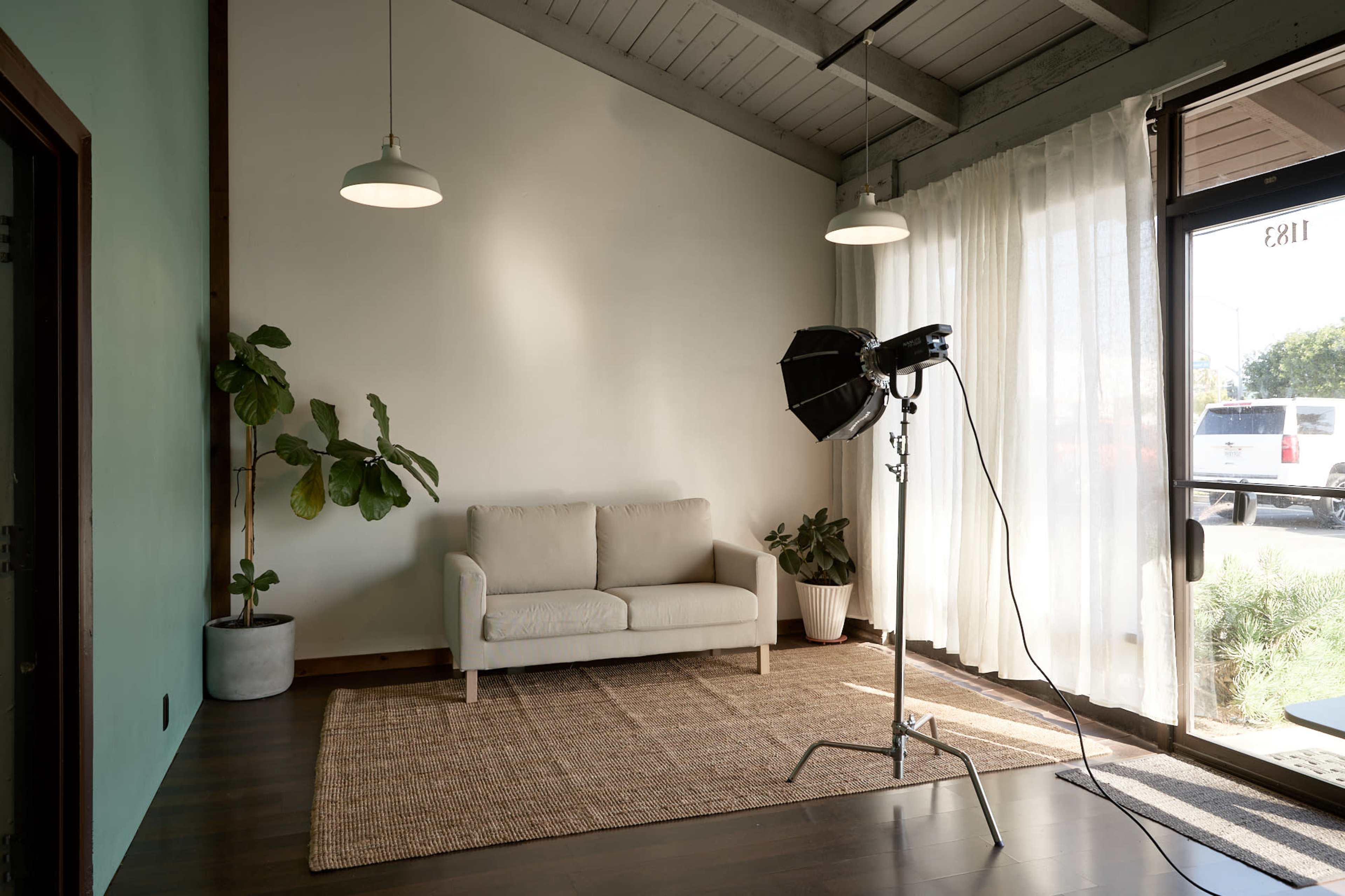 Bright, Minimal Daylight Studio for Content, Portraits & Small Shoots Image in Northeast Anaheim, Anaheim, CA