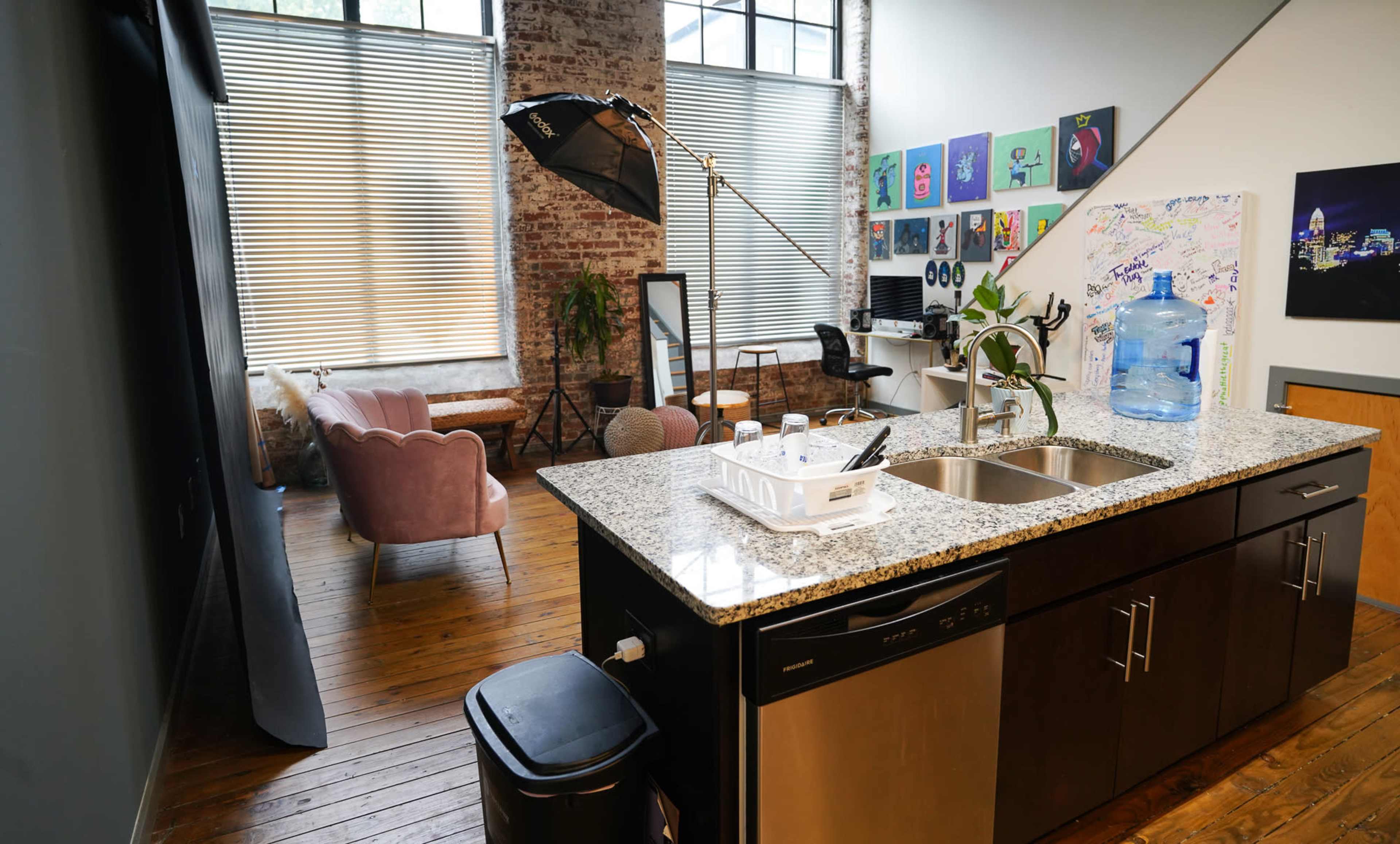 Modern Industrial Loft Studio Image in Belmont, Charlotte, NC