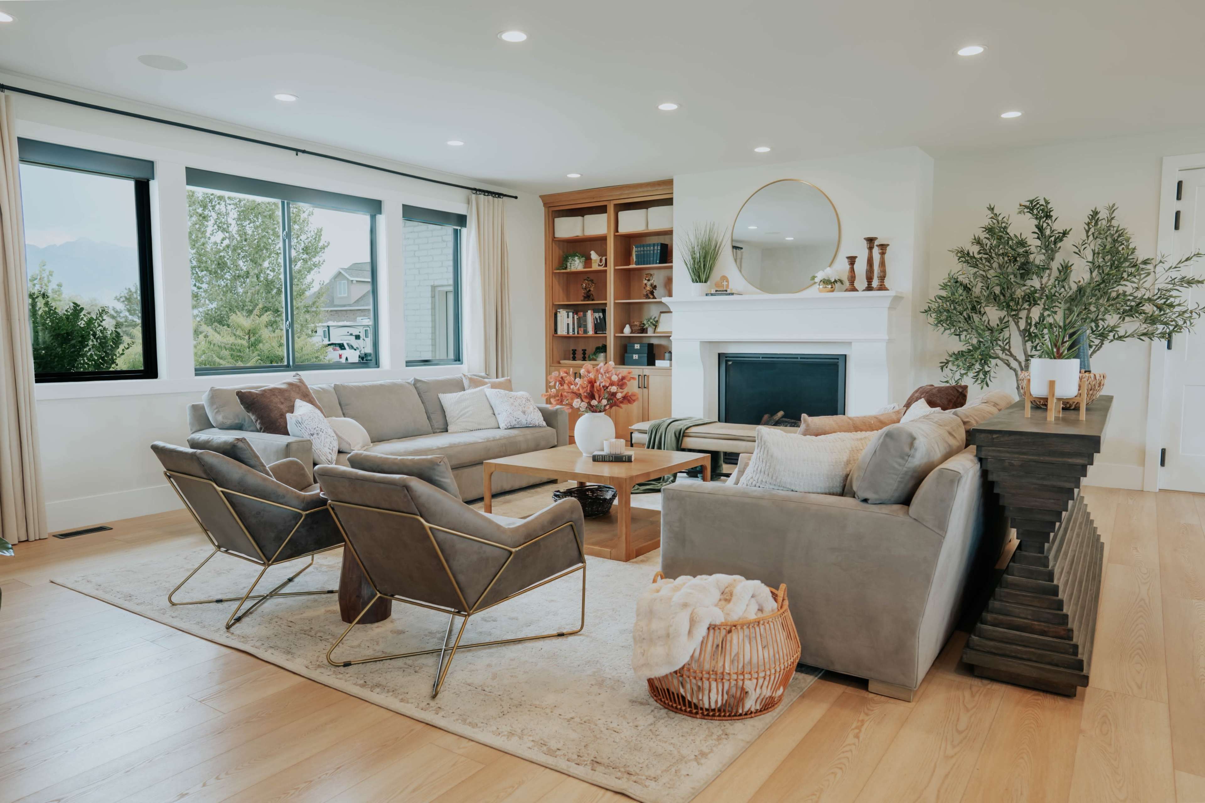 Bright and Open Home with Expansive Windows and Timeless Neutral Design Image in West Jordan, West Jordan, UT