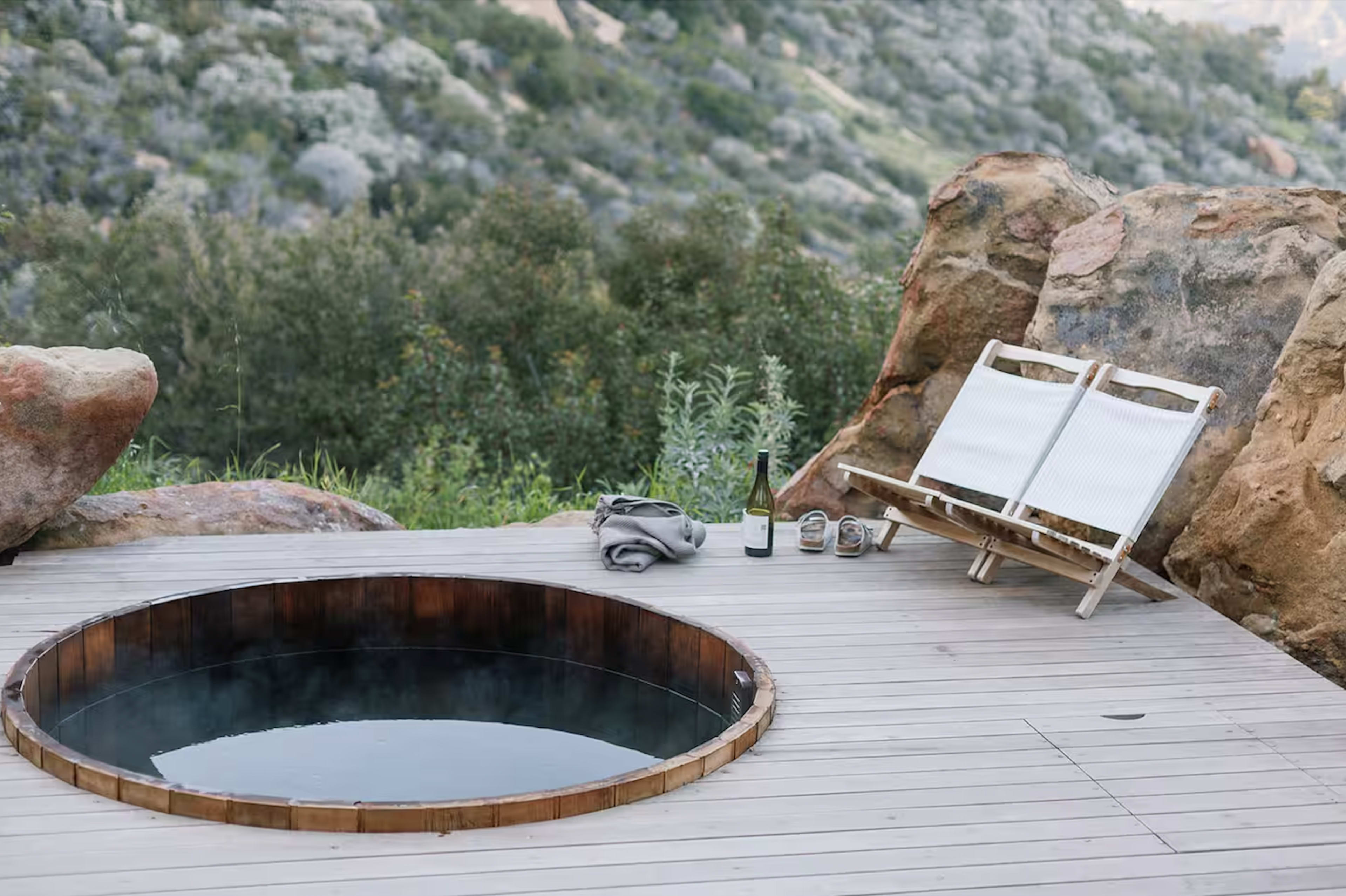 Modern cabin with canyon views Image in Fernwood, Topanga, CA