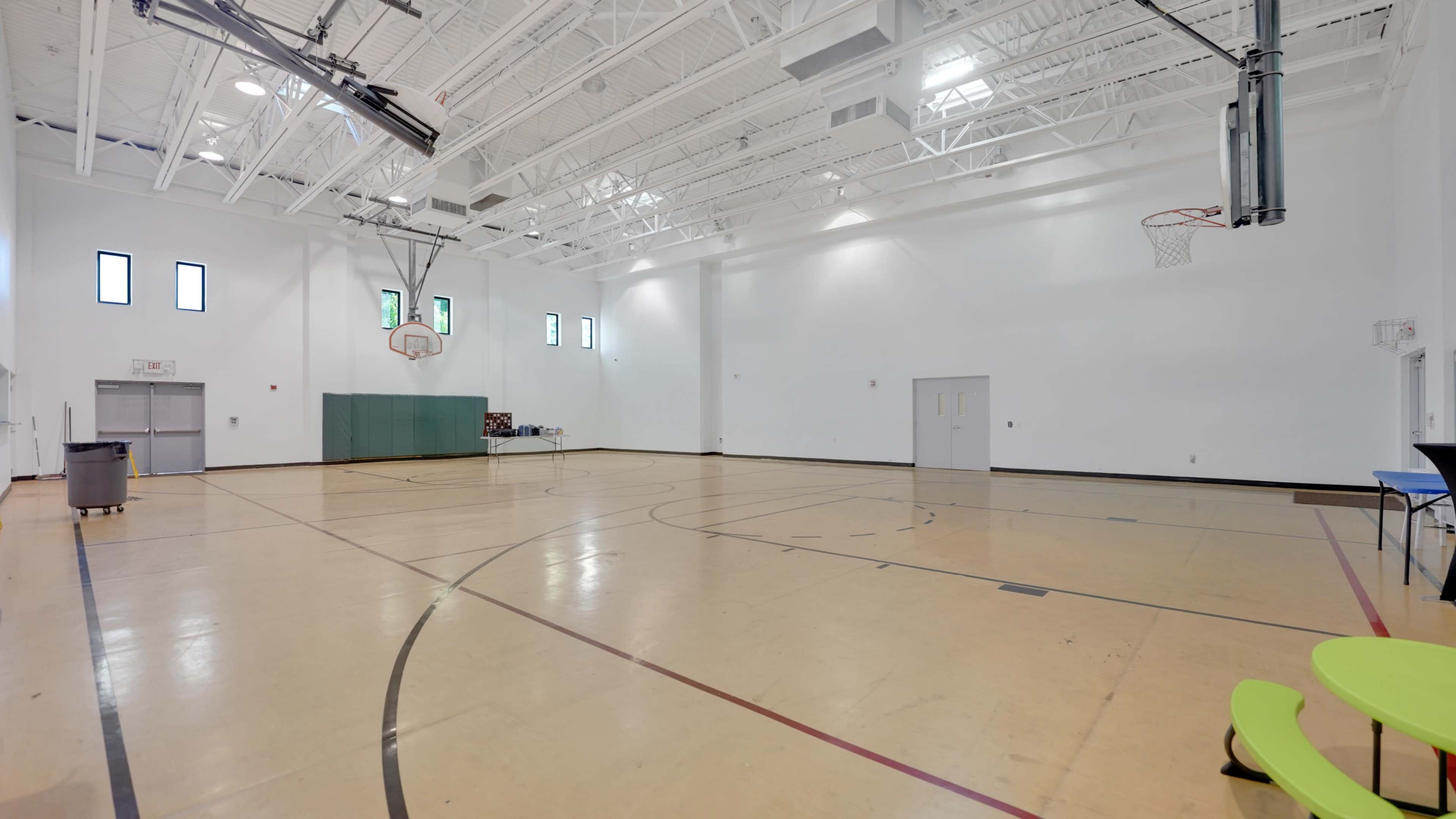Spacious Miami Gym with High Ceilings and Multi-Purpose Court Image in Little River, Miami, FL