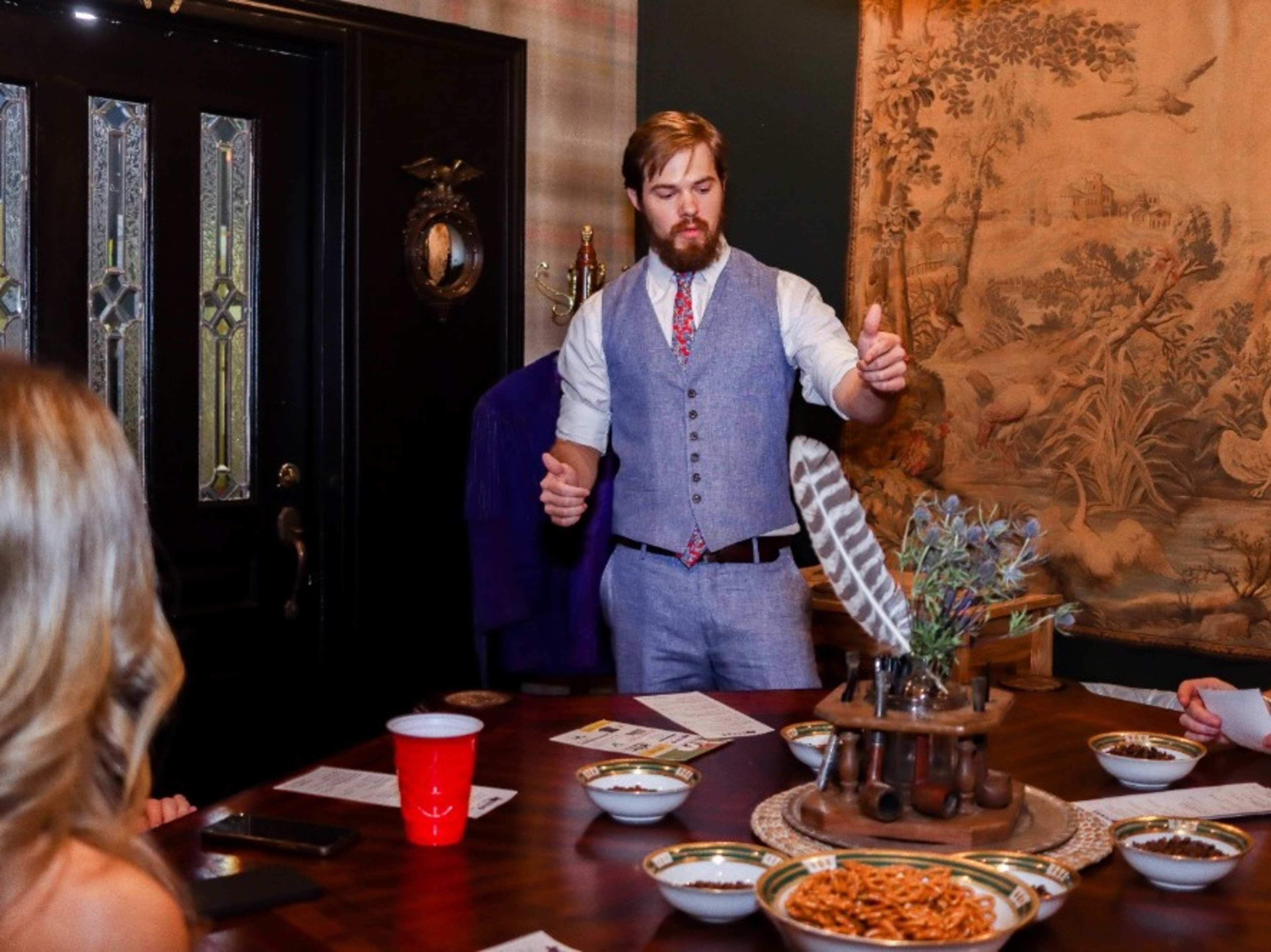 Tasting in Parlor Room