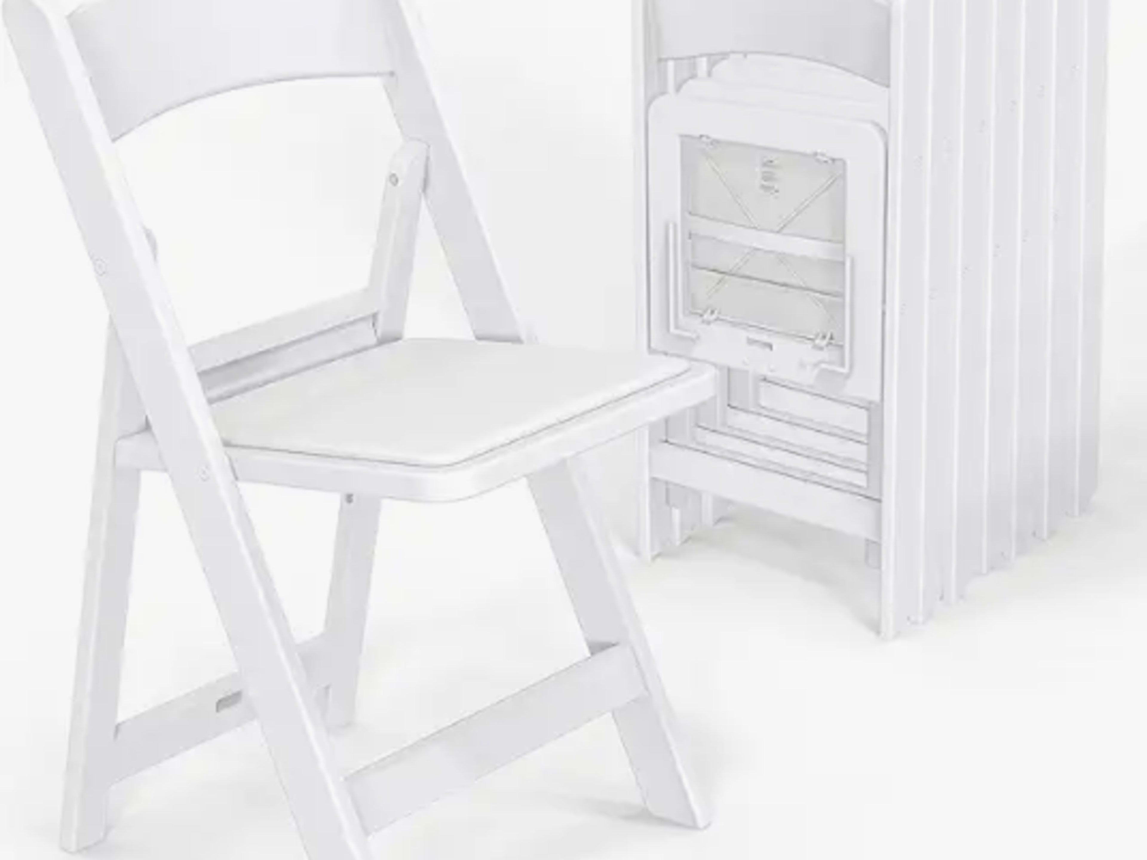 White Resin Chairs
