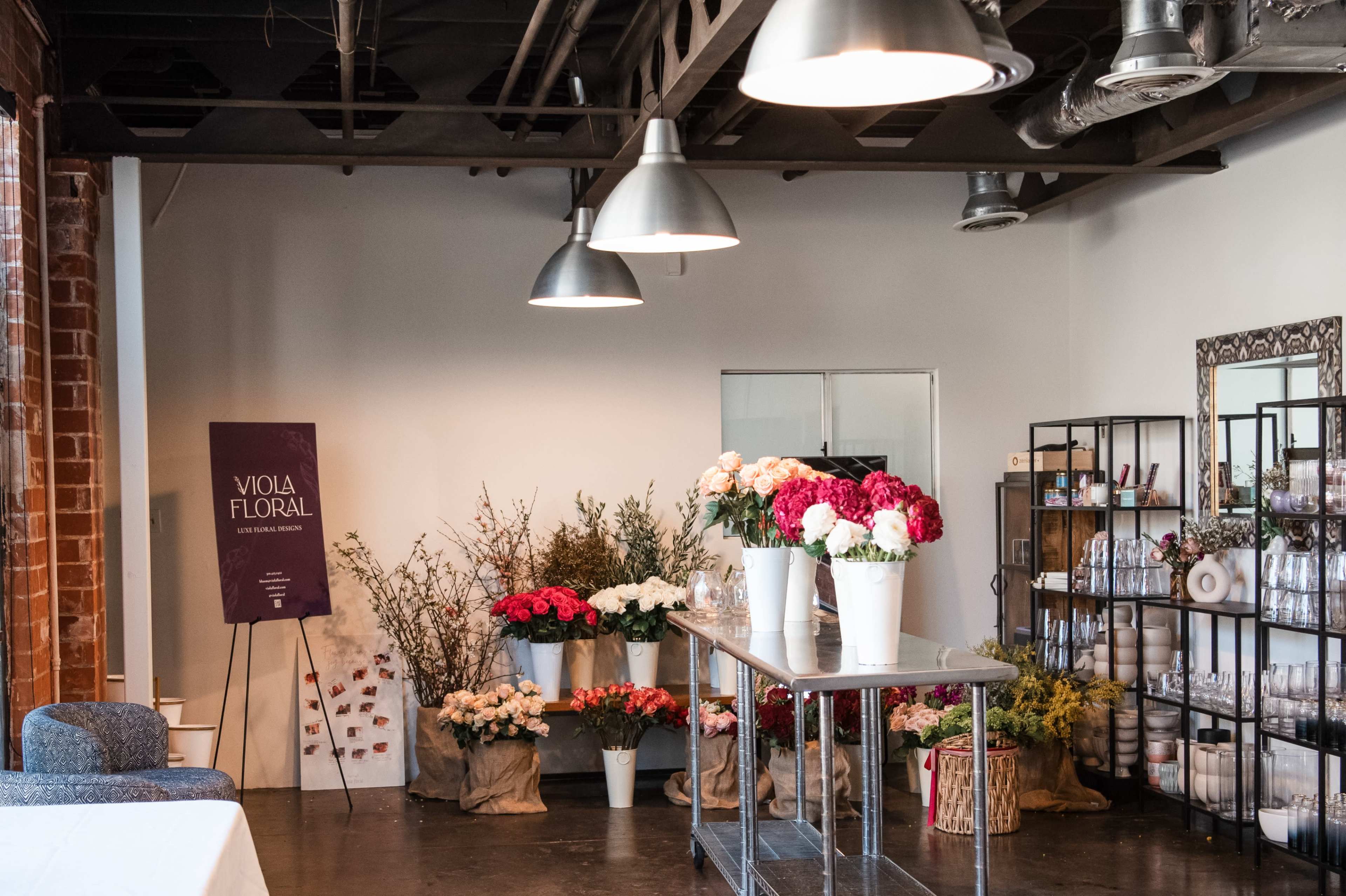 Santa Monica Design Studio Filled With Flowers and Natural Light Image in Santa Monica, Santa Monica, CA