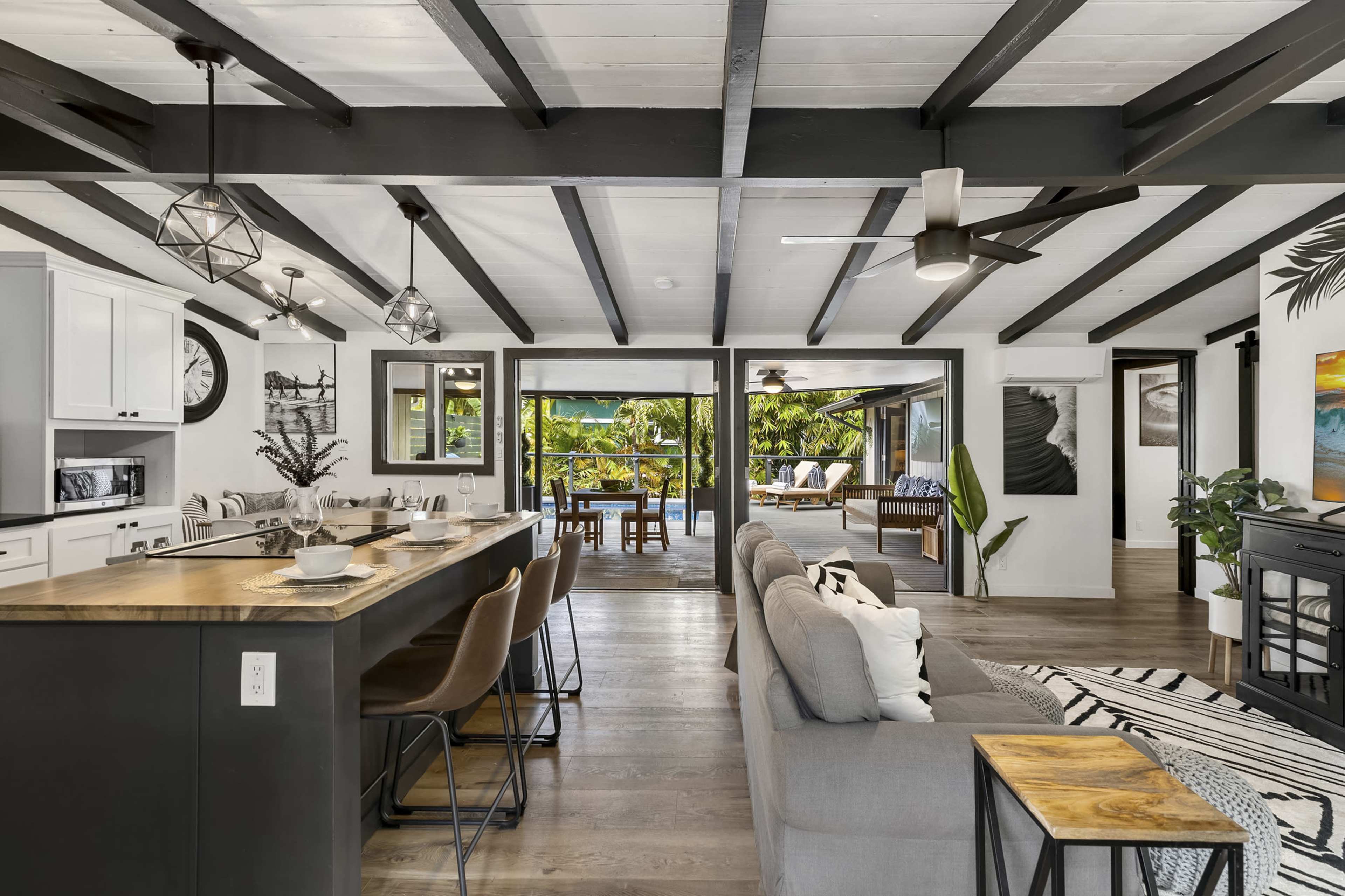 Secluded North Shore House with Tiled Pool near Sunset Beach Image in North Shore, Haleiwa, HI