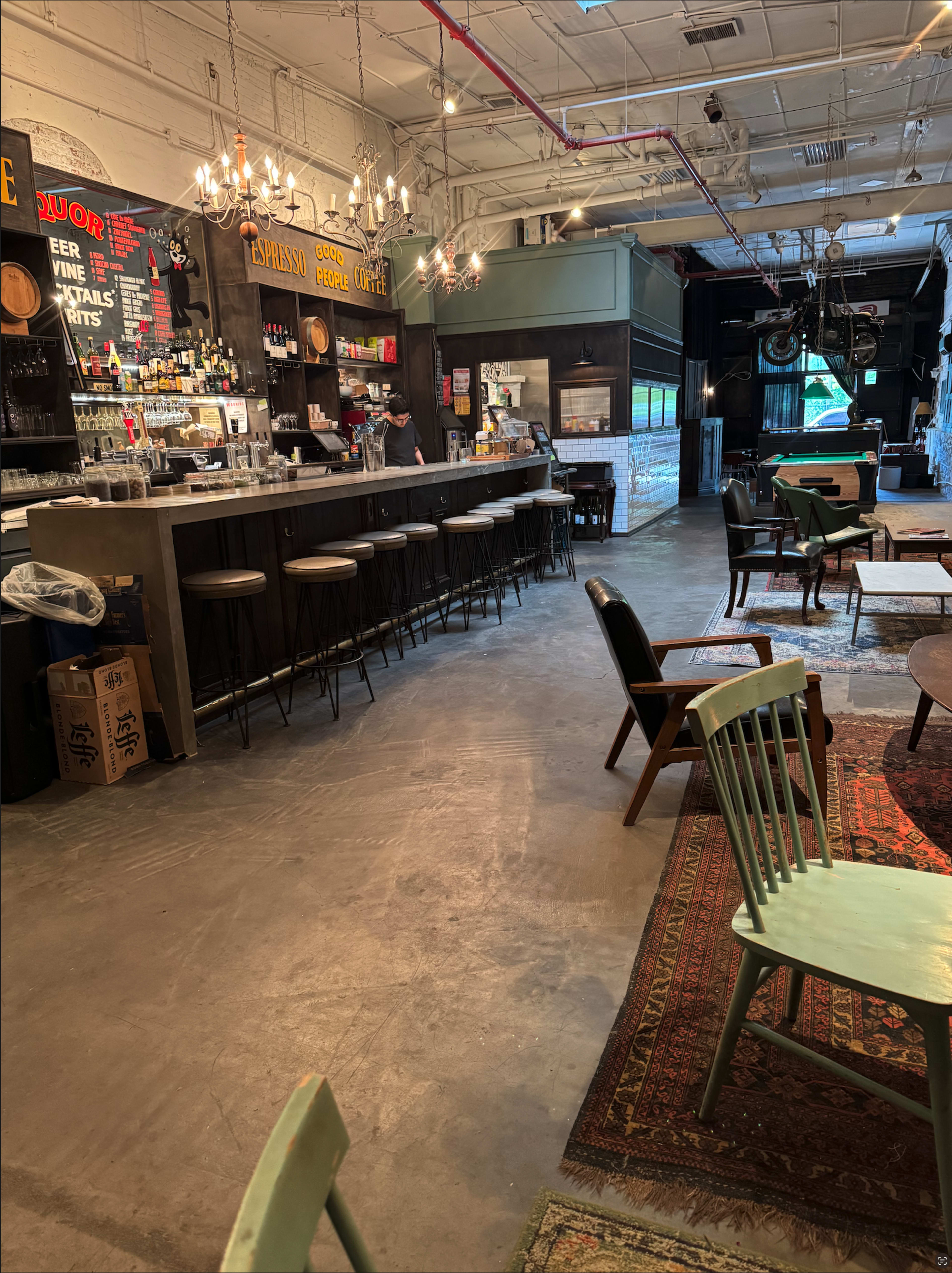 large cafe/lounge bar with private backrooms in Chinatown LES. perfect for photo/video Image in Two Bridges, New York, NY