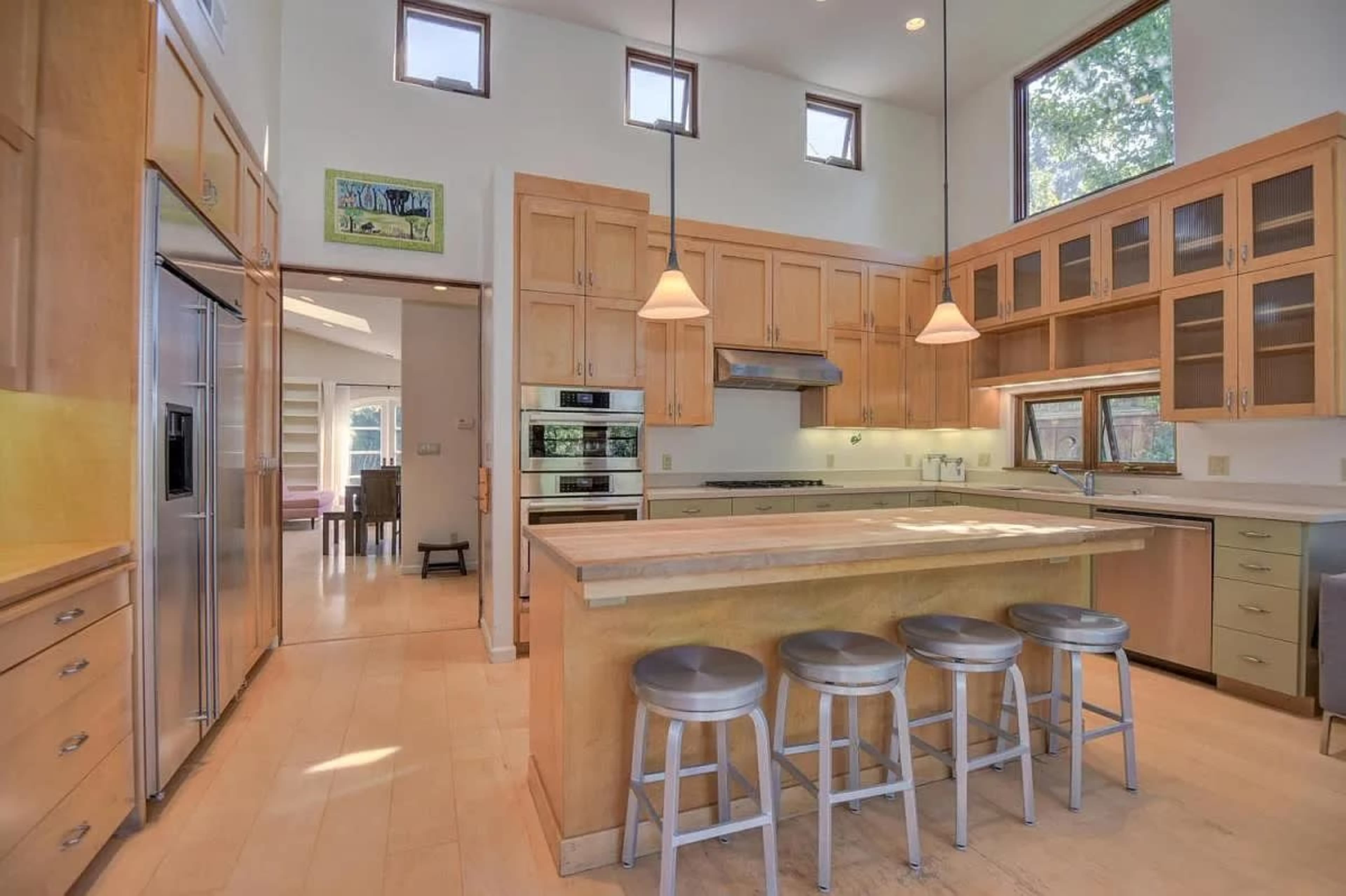 Stylish Backyard and Modern Spanish Style Home in Palo Alto Image in Old Palo Alto, Palo Alto, CA