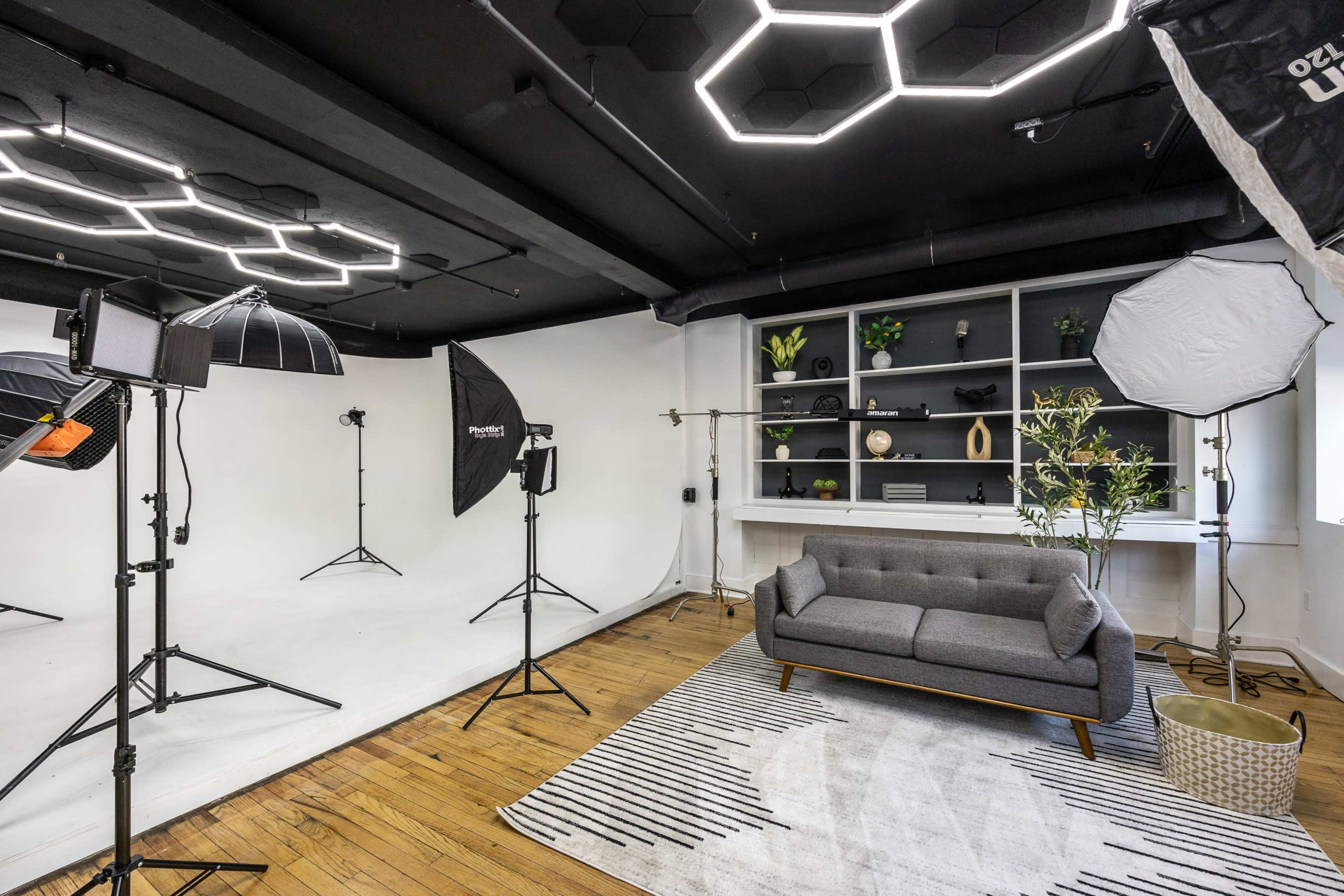 Downtown Photo & Video Studio with Cyclorama Wall Image in Oakhill Jackson, Cedar Rapids, IA