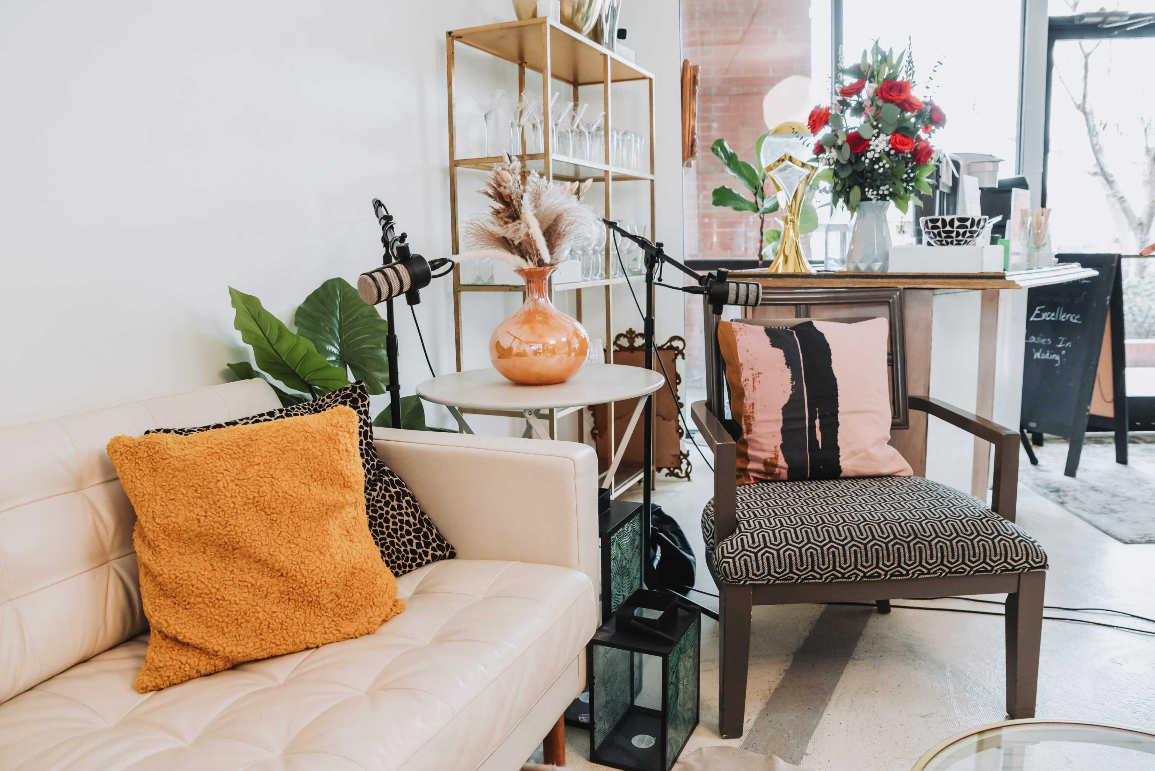 NEW! Relaxing Podcast Studio Image in Dentsville, Columbia, SC
