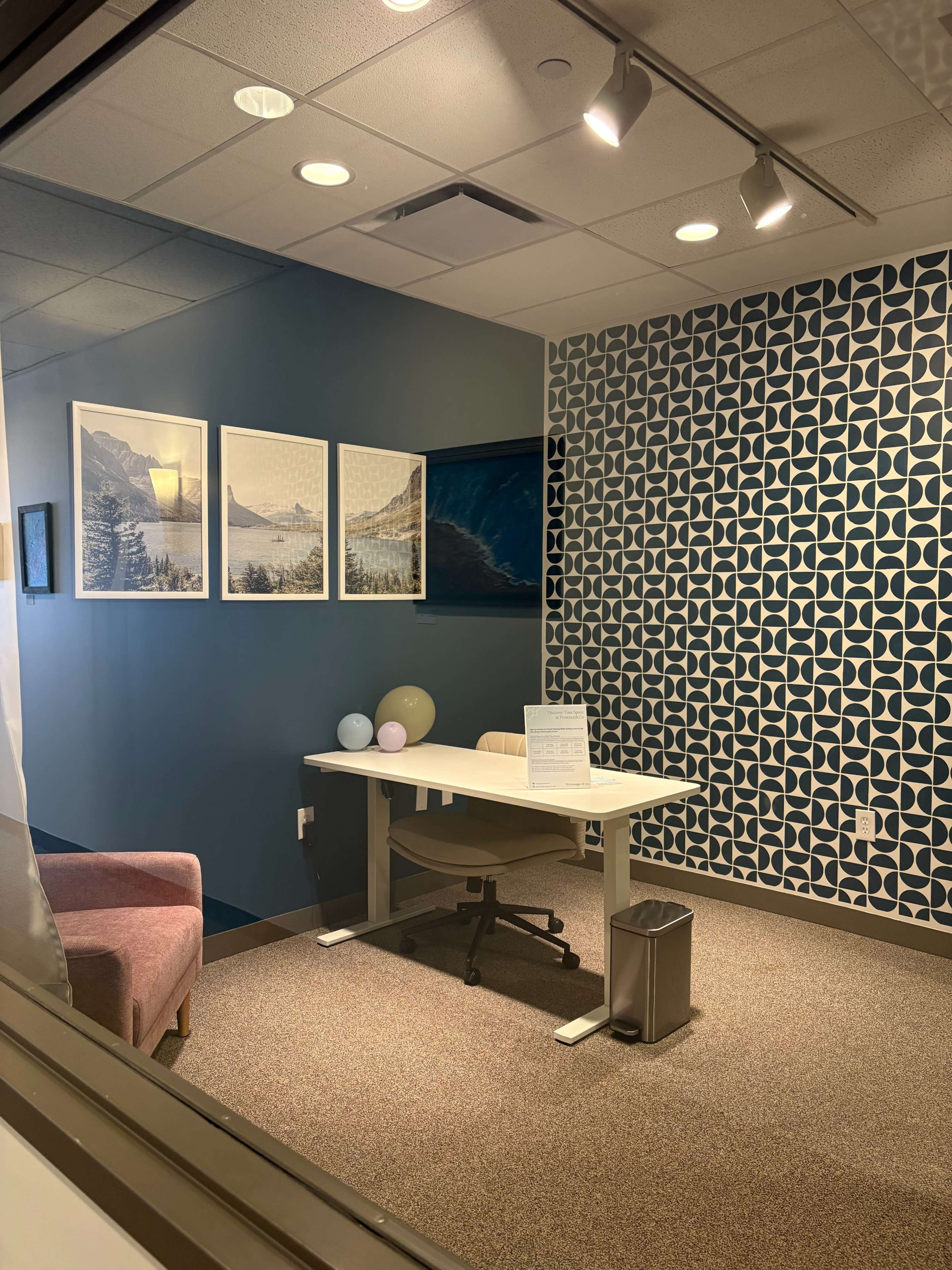 Moody Blue Private Wellness Room for Therapy, Healing & Coaching | Reading MA Image in Reading, Reading, MA