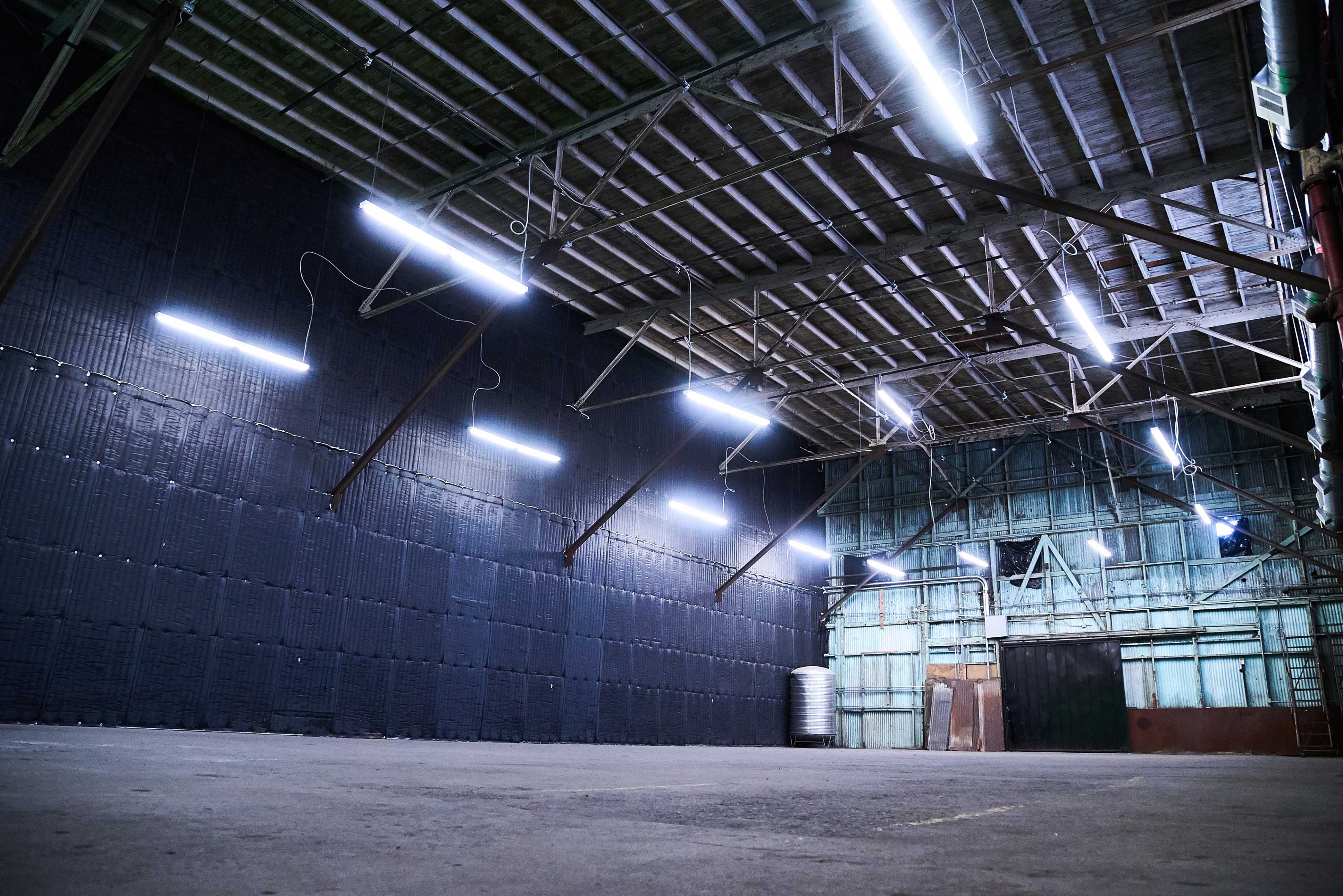 Grand Warehouse Studio + CYC Wall fitted with Soundproofing Image in South Los Angeles, Los Angeles, CA