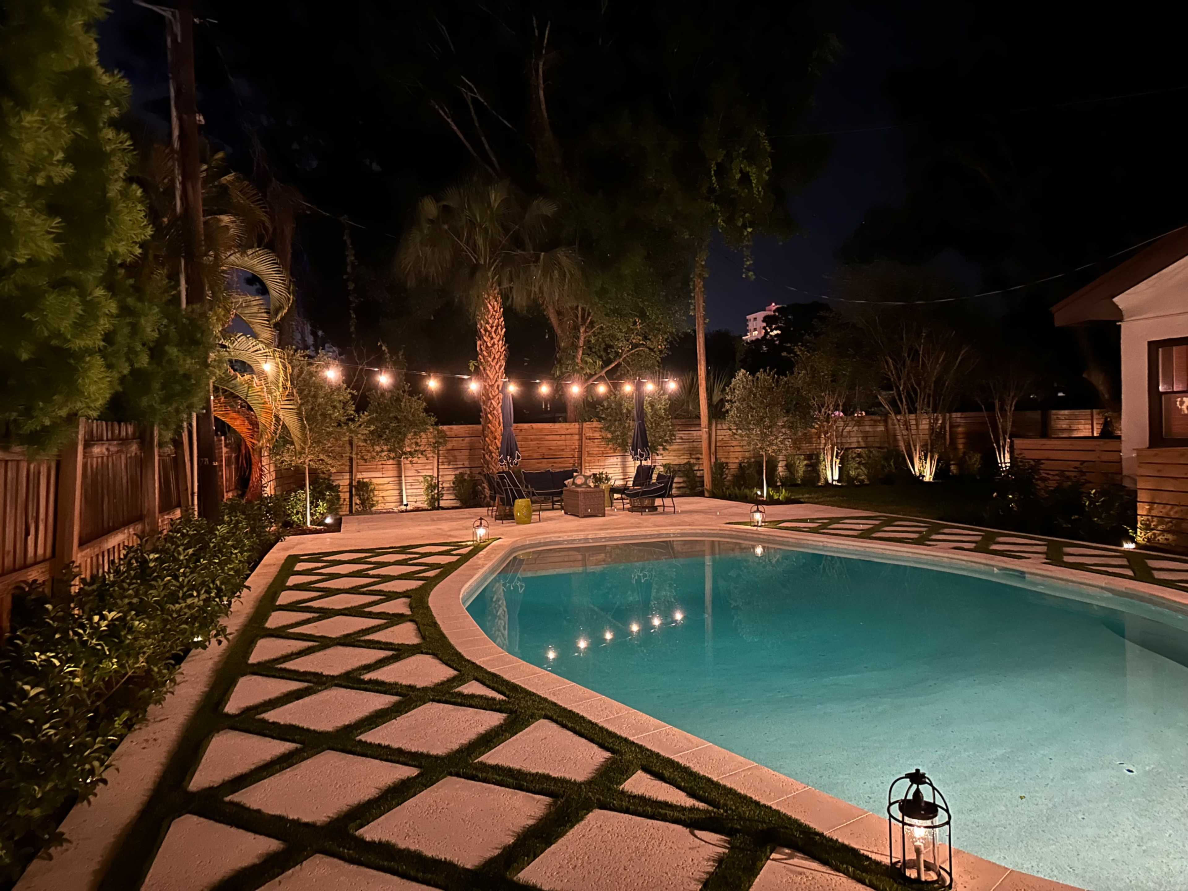 Mediterranean-Inspired Backyard Oasis in South Tampa Image in Tampa, Tampa, FL