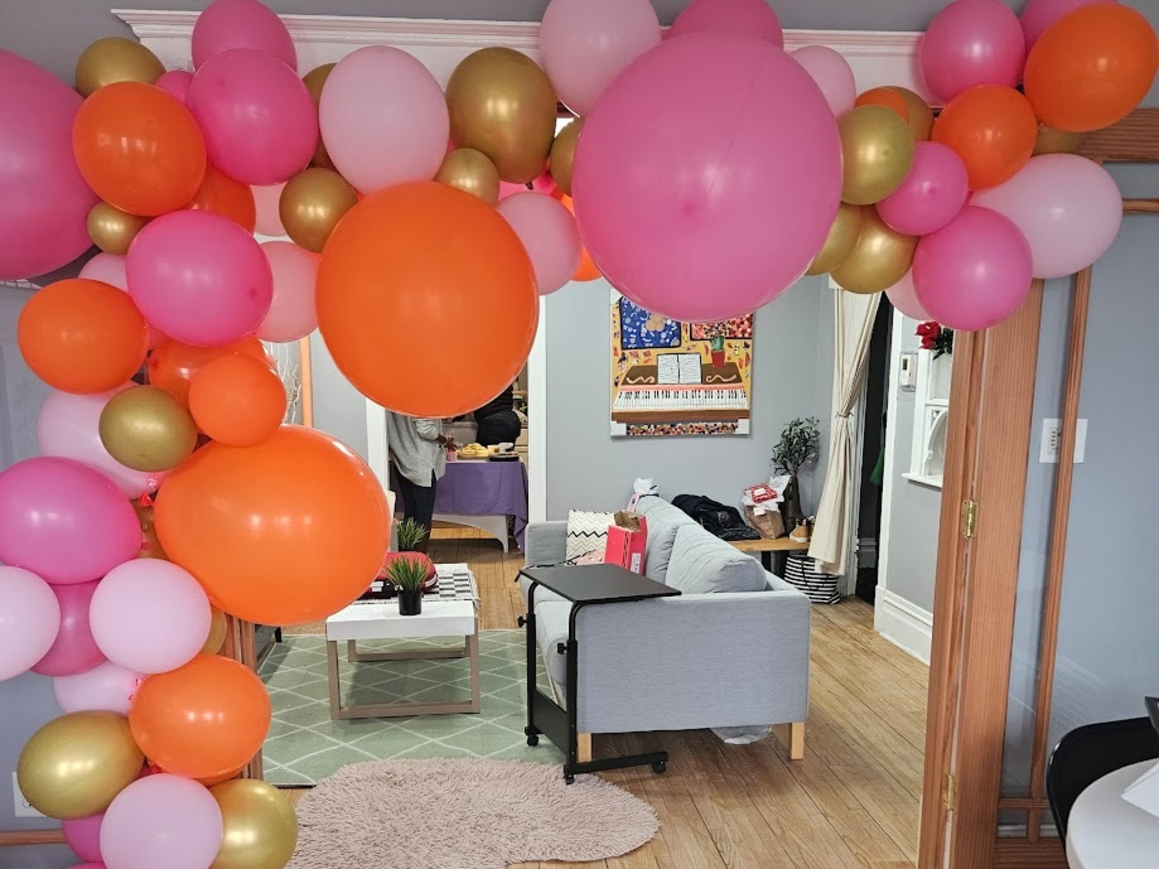 Balloon Arch Around Door