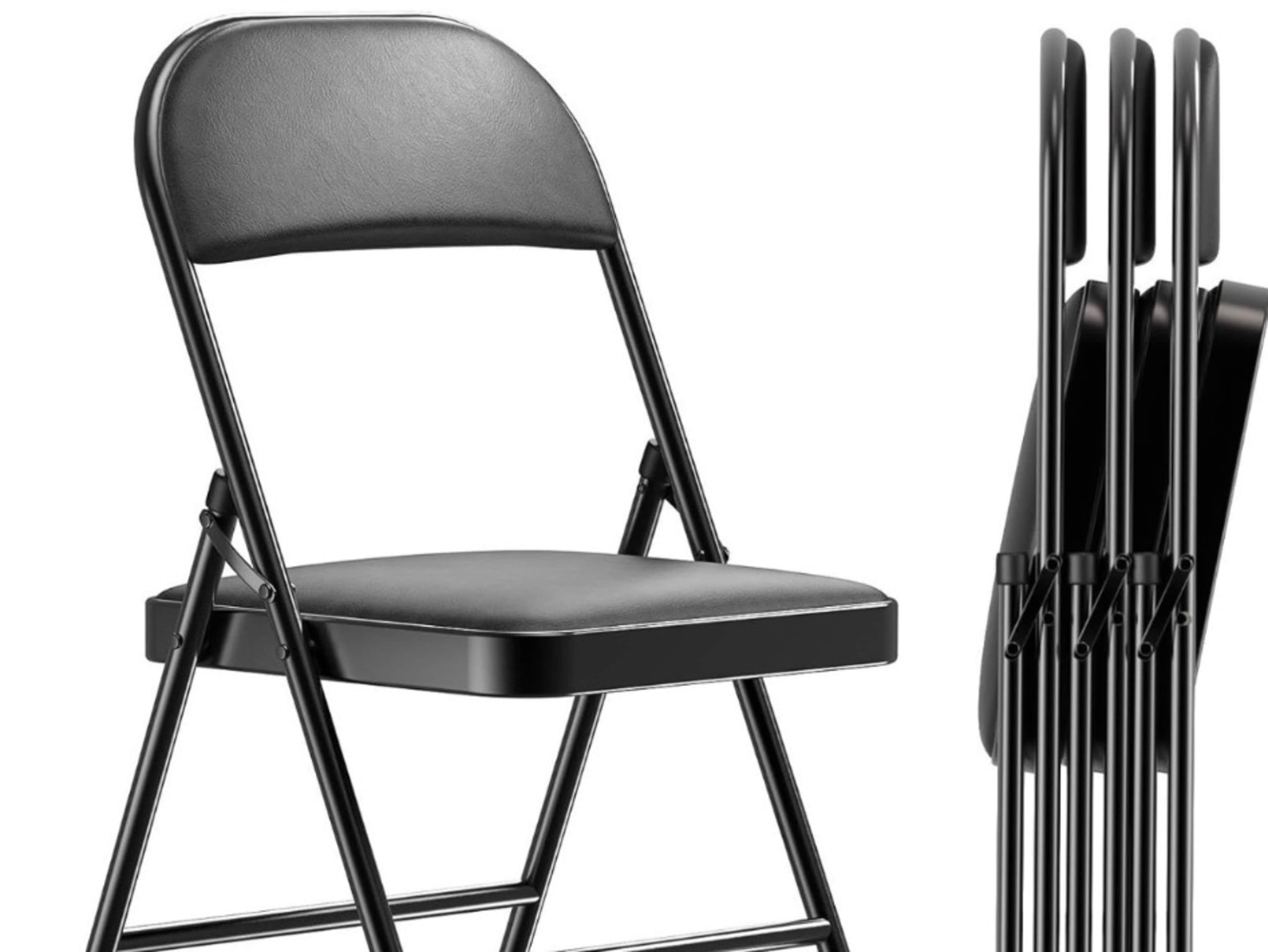 12 Upholstered Foldable Chairs 