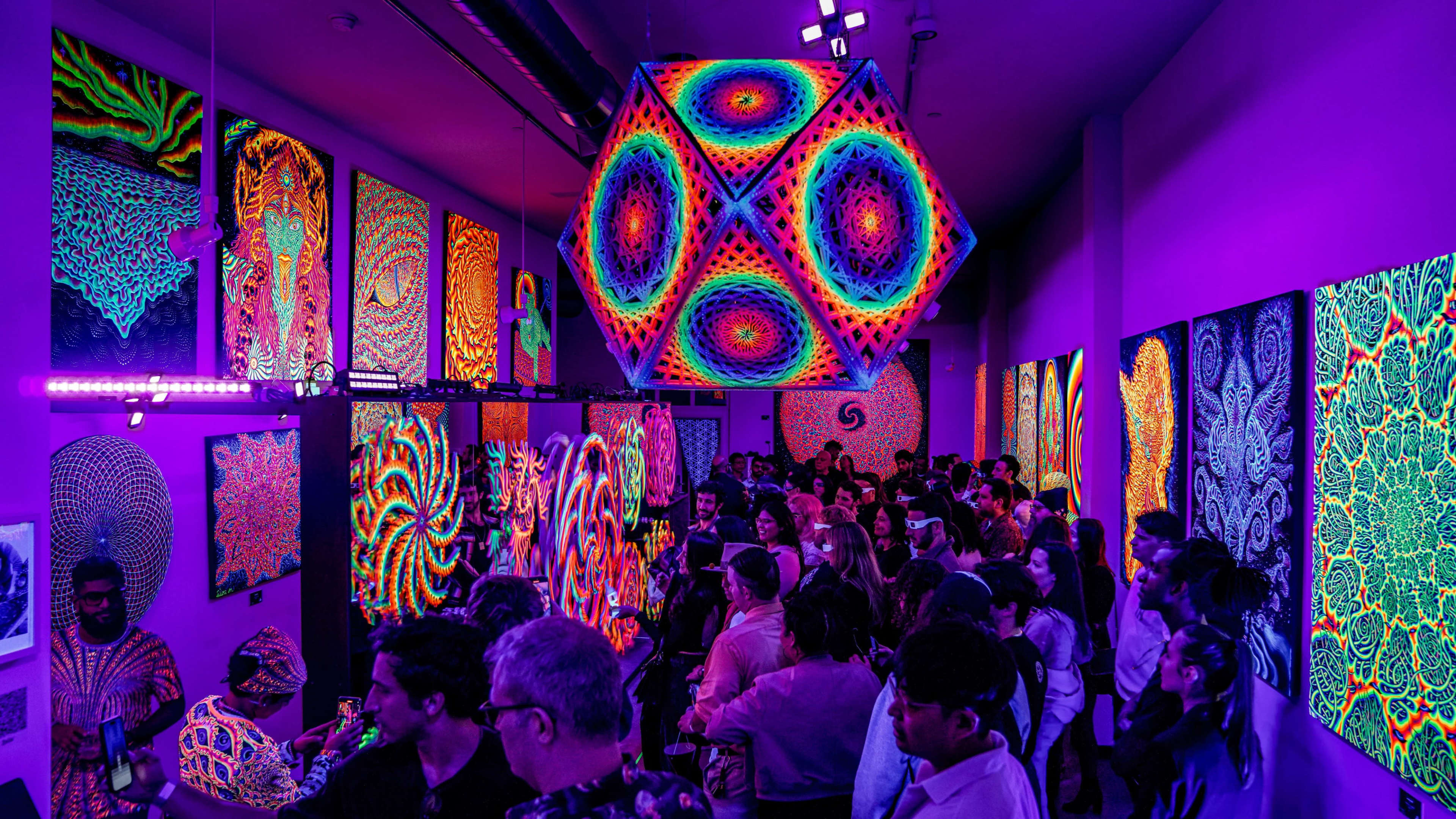 Immersive Luminescent Art Gallery by Visionary Artist Alex Aliume – Glow-in-the-Dark Event Space in Williamsburg Image in Williamsburg, Brooklyn, NY