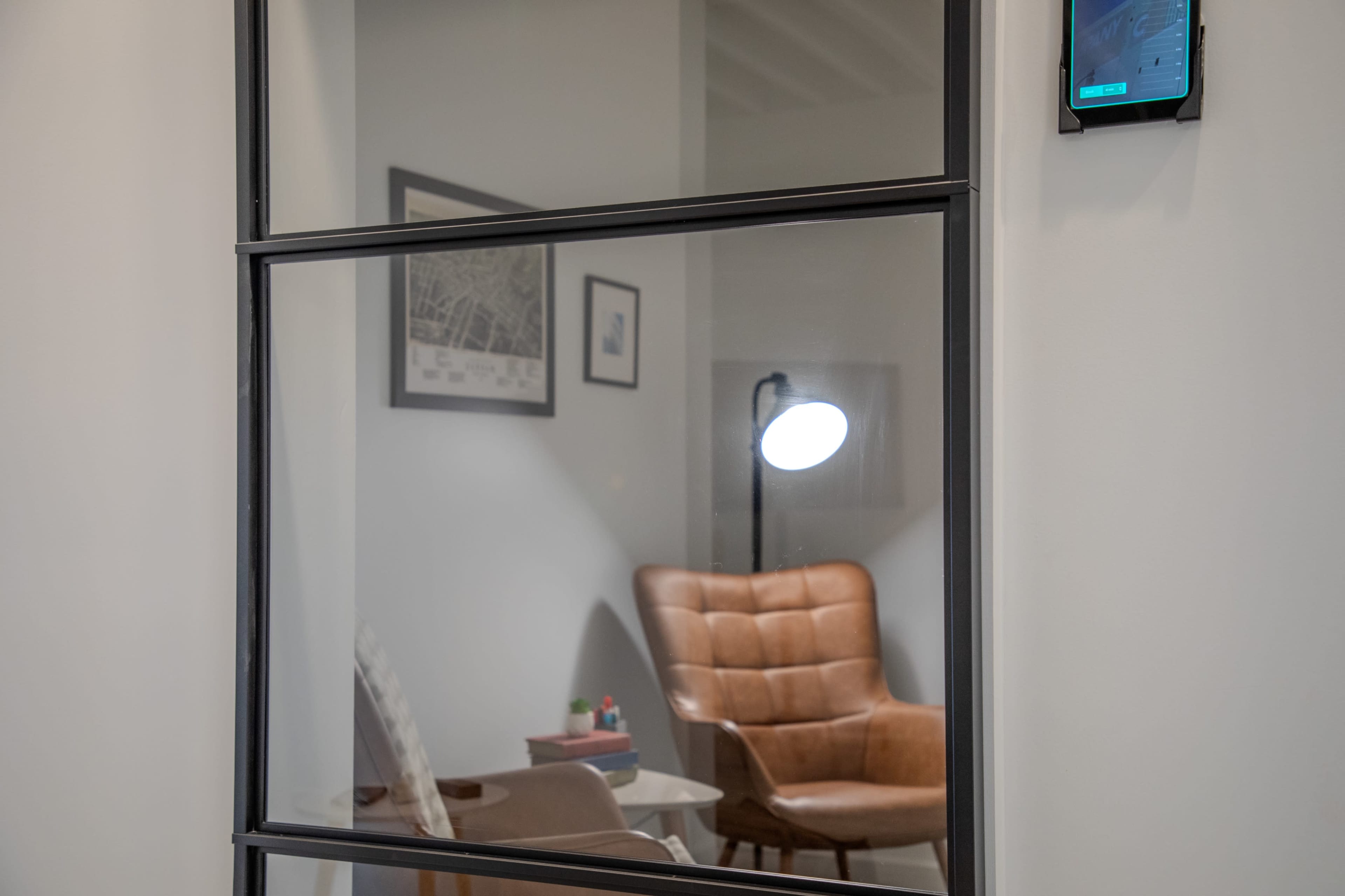 Cozy Downtown Durham Meeting Room in Historic Brick Building with Modern Flair Image in Downtown, Durham, NC