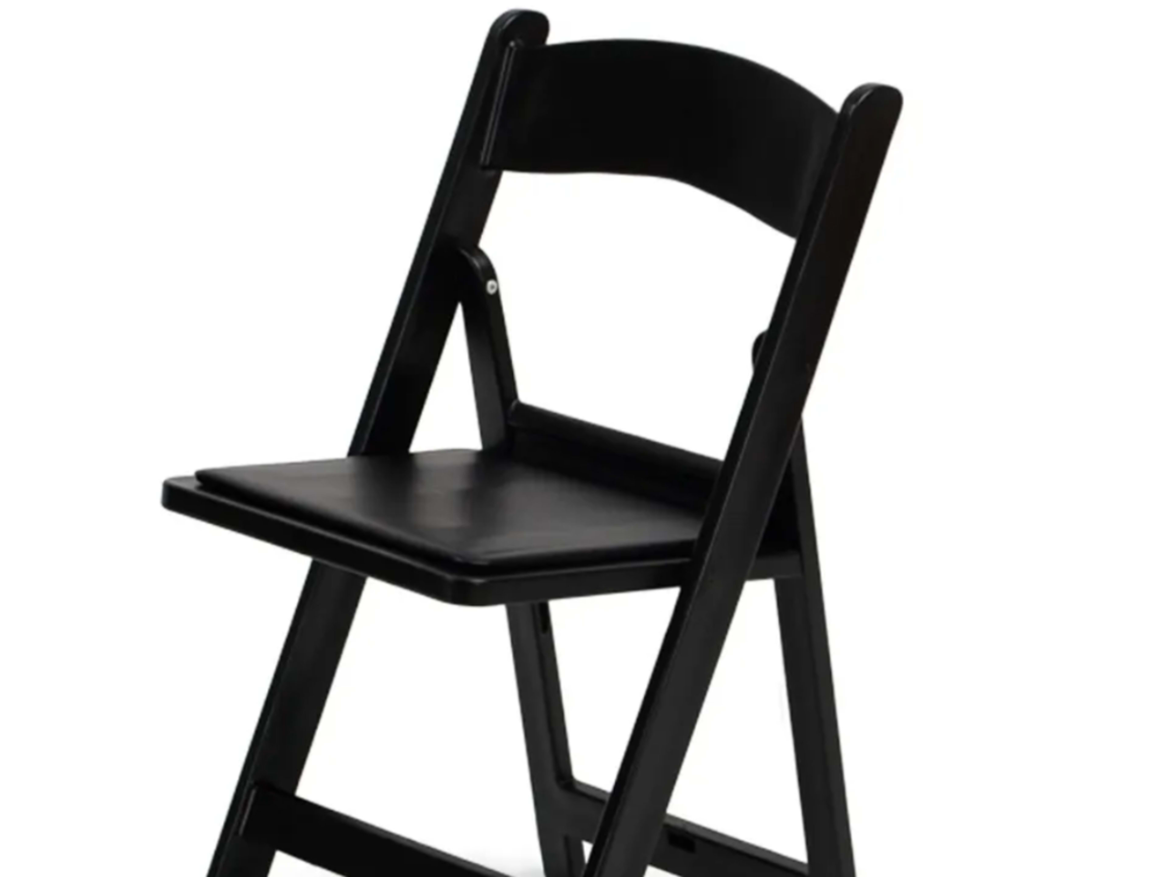 Black Resin Chair 