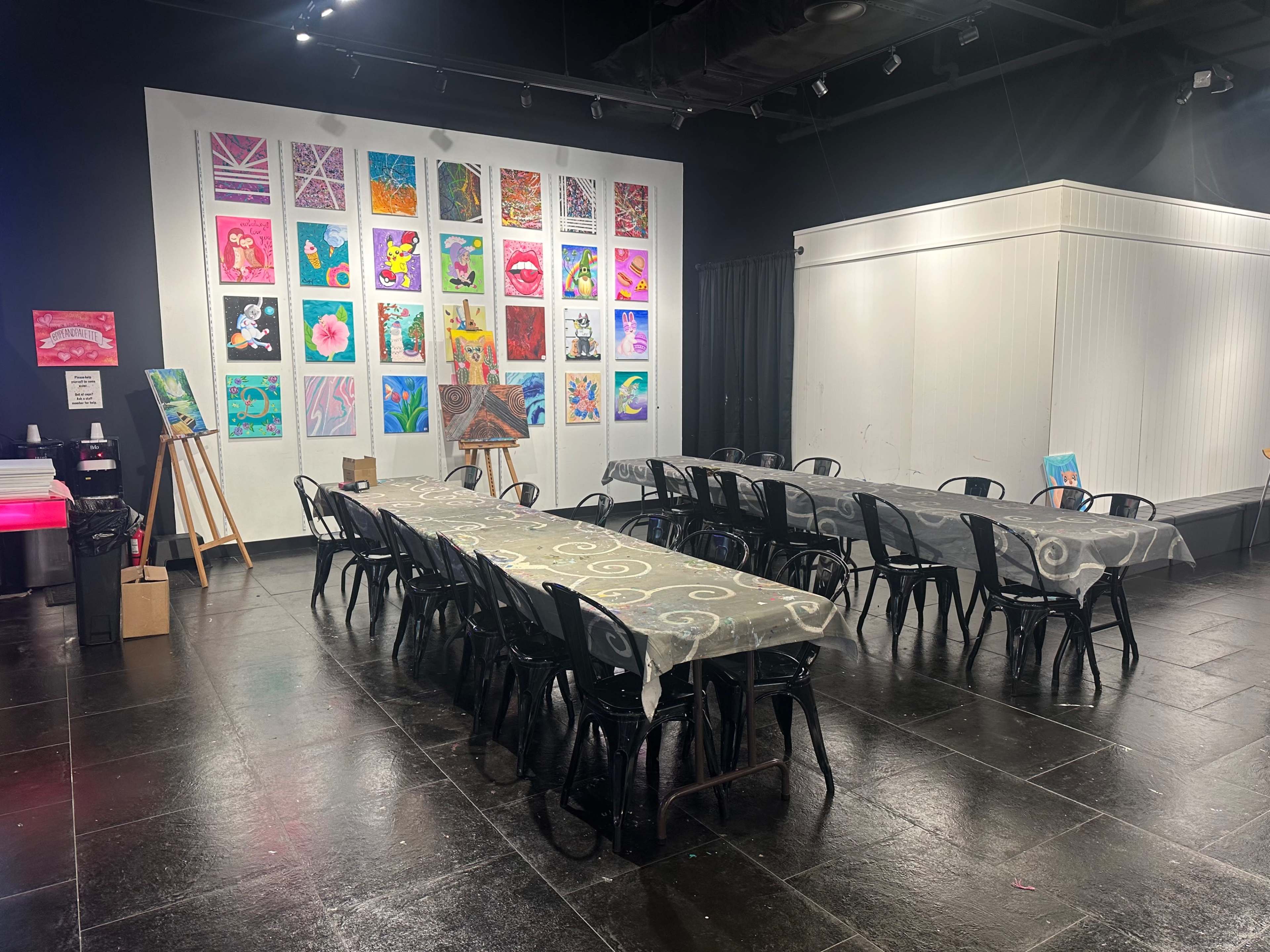 Chic Studio with a Splash for Splatter Paint Image in Plano, Plano, TX