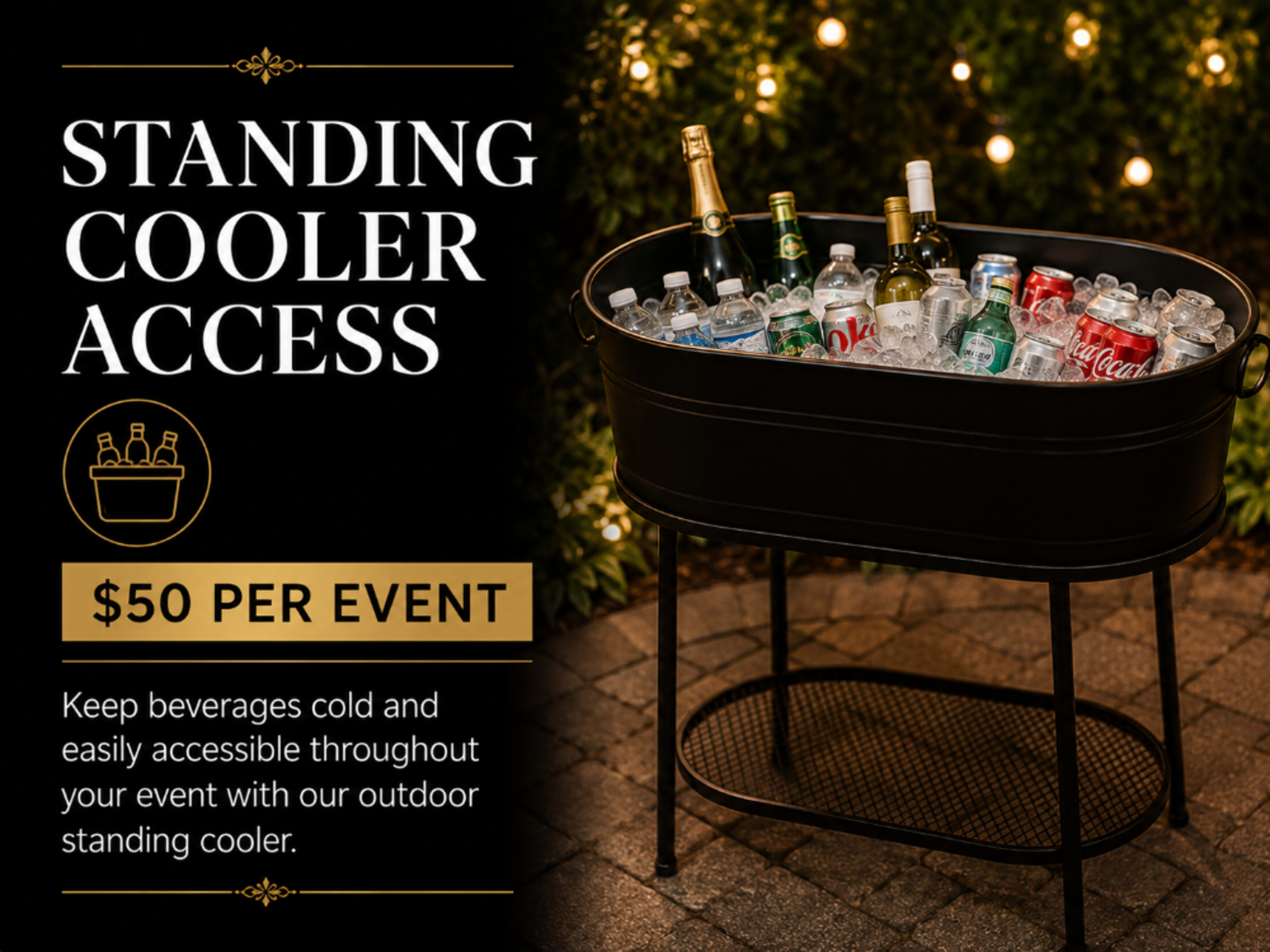 Standing Cooler Access