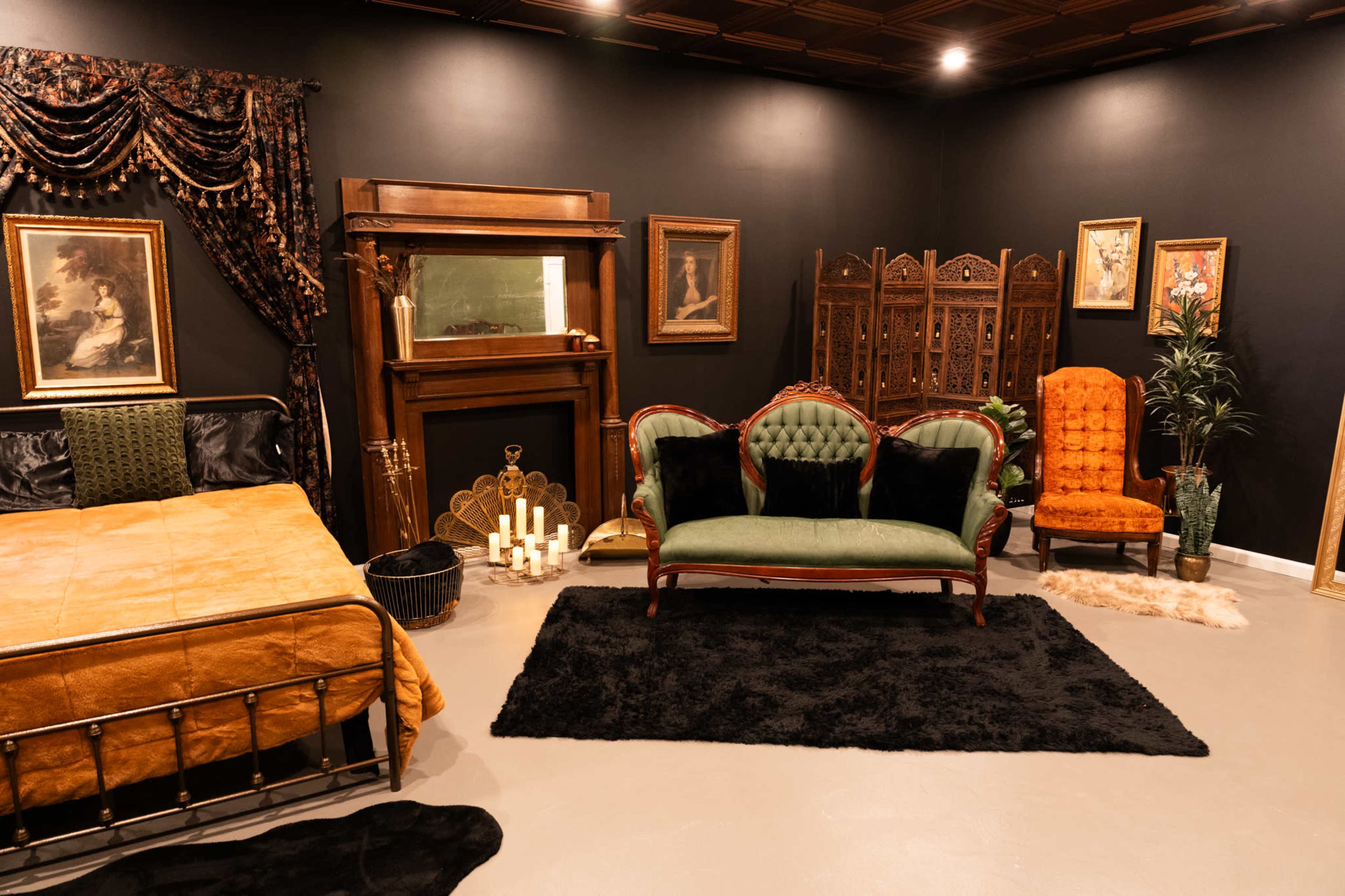 Vintage, Dark, Edgy Photography Studio With "Old Money" Feel Image in Northwest, Virginia Beach, VA