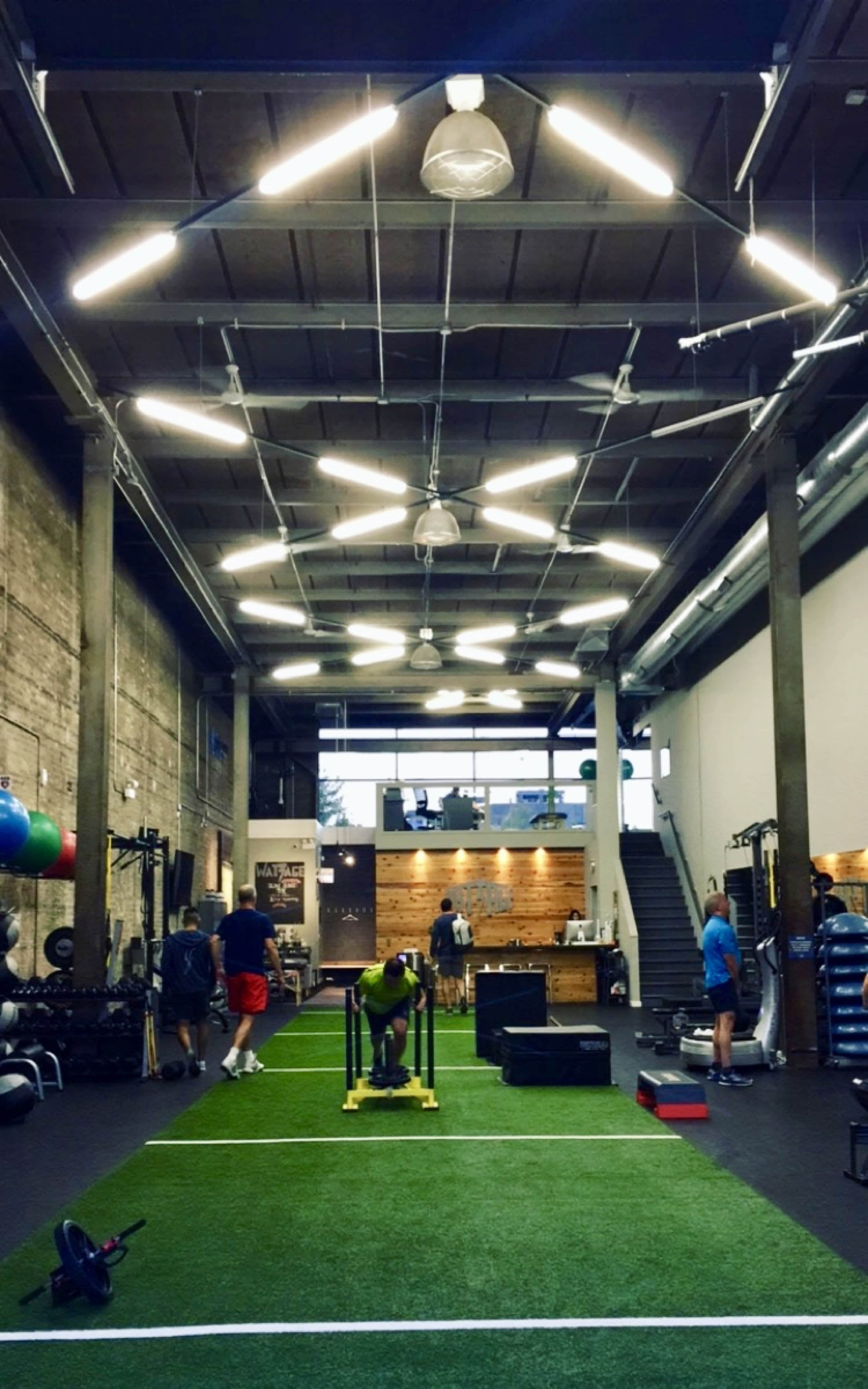 Industrial Chic Modern "Open Concept" Gym Image in West Town, Chicago, IL