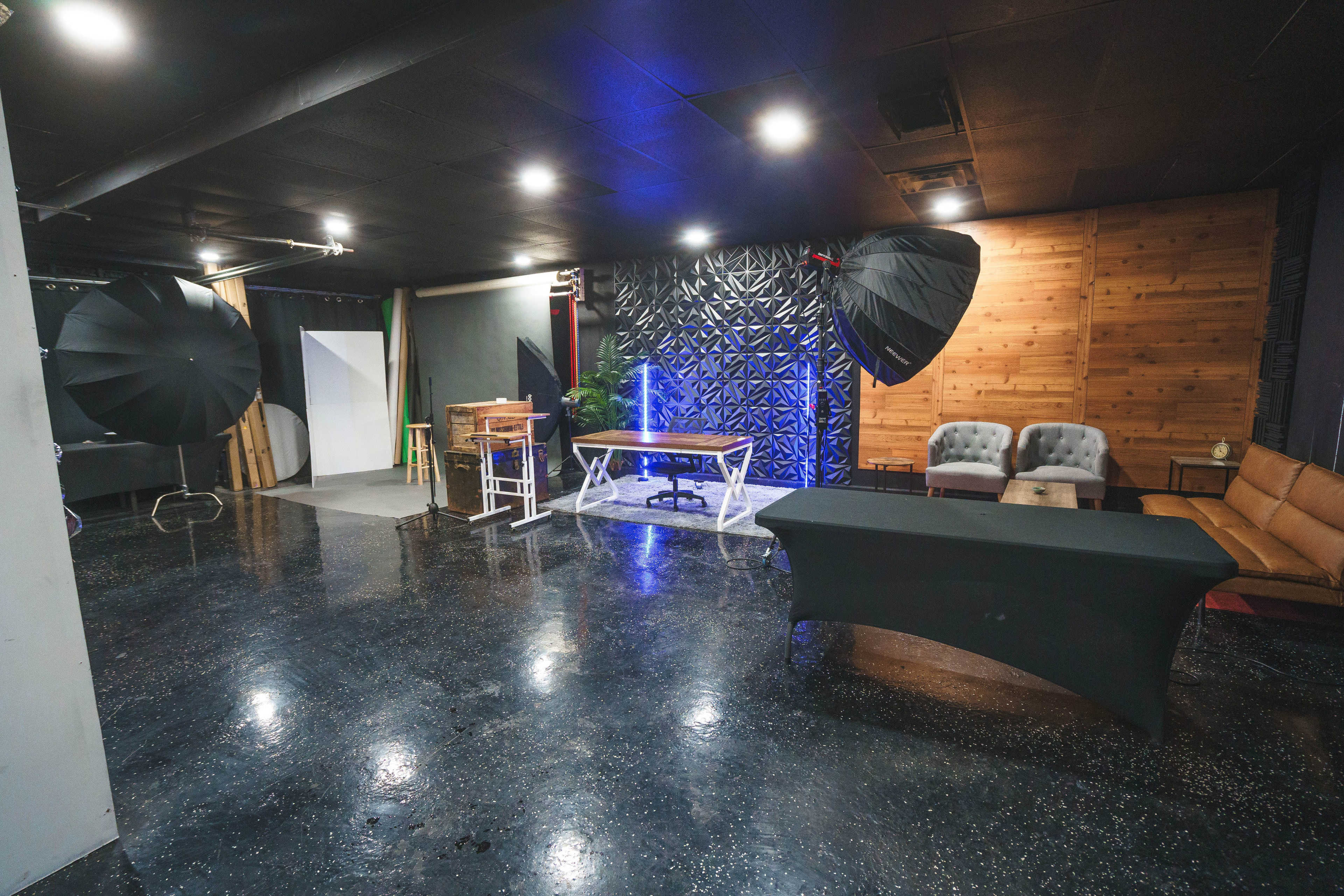 All-in-One Photo, Video & Podcast Studio - 10+ Backdrops & Sets Image in Old Everett Neighborhood, Lansing, MI