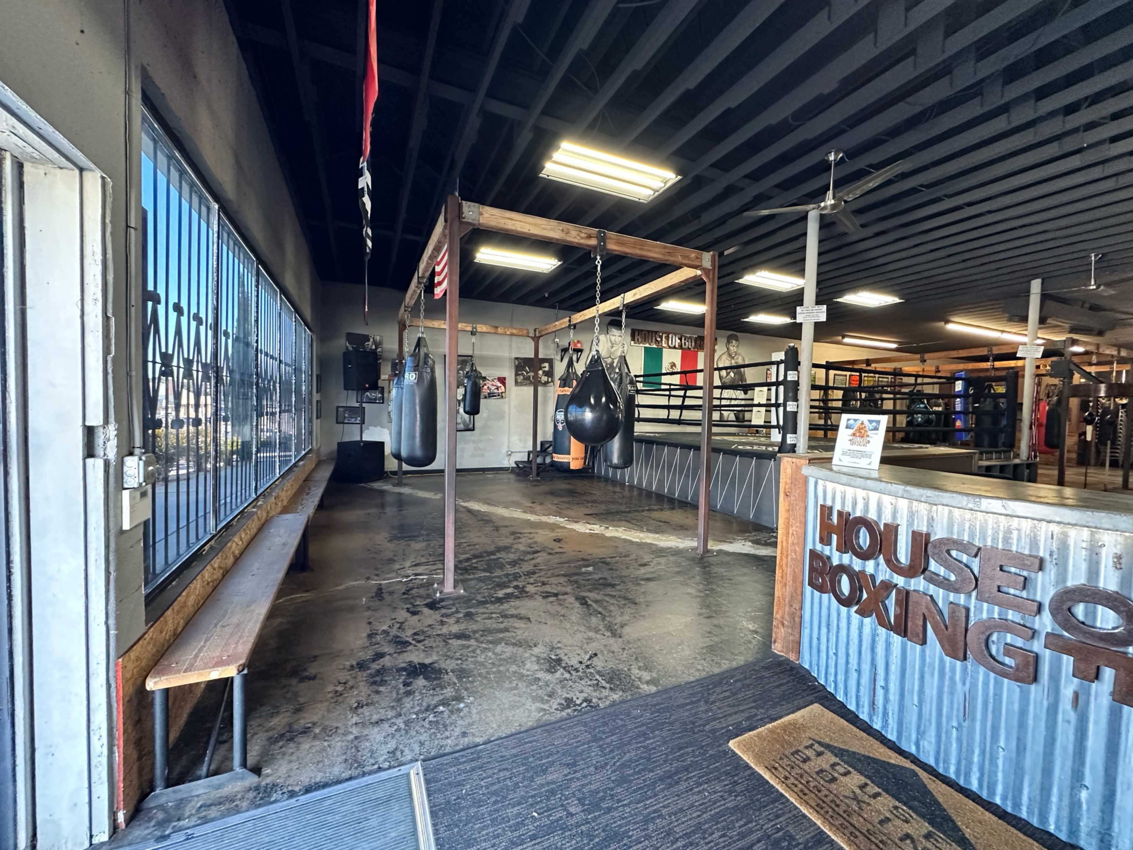 Urban Historical Rustic & Old Skool Style Boxing Gym Image in Paradise Hills, San Diego, CA