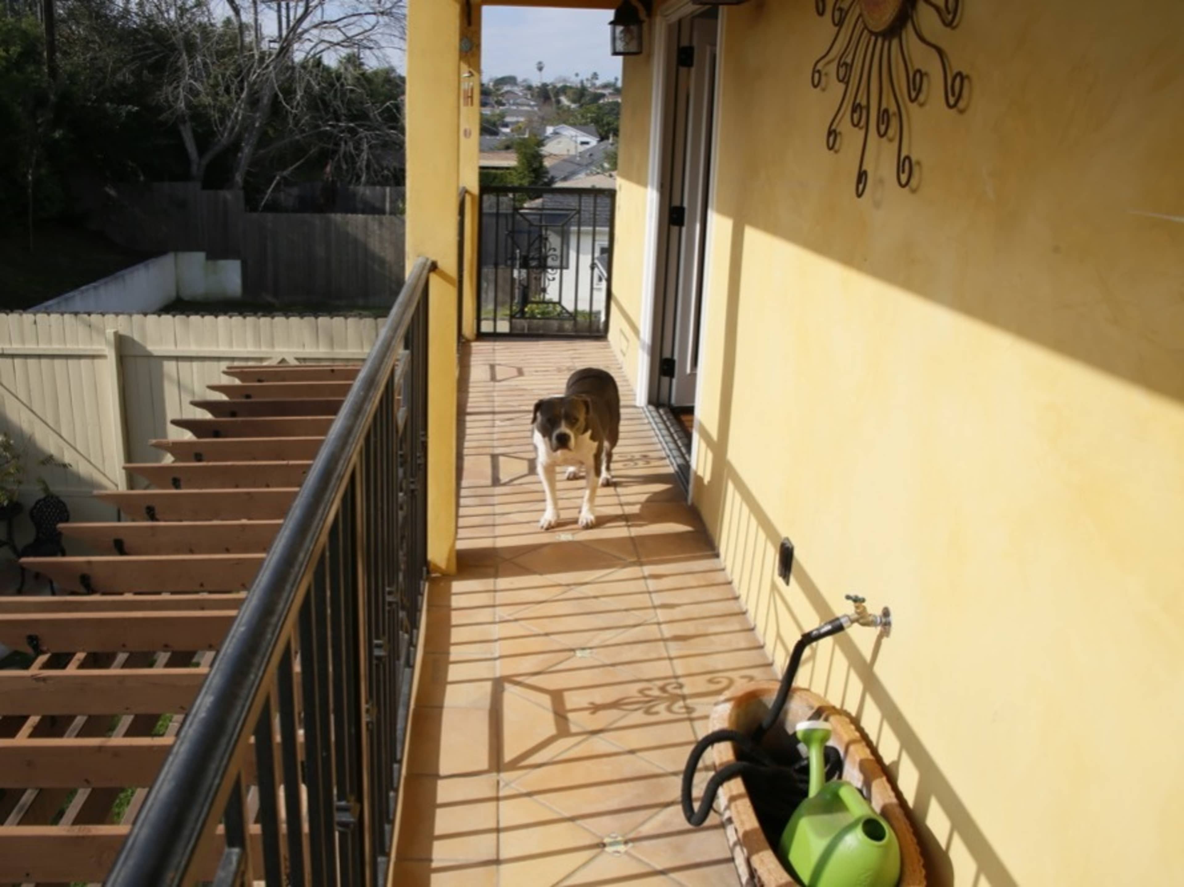 Master bedroom balcony