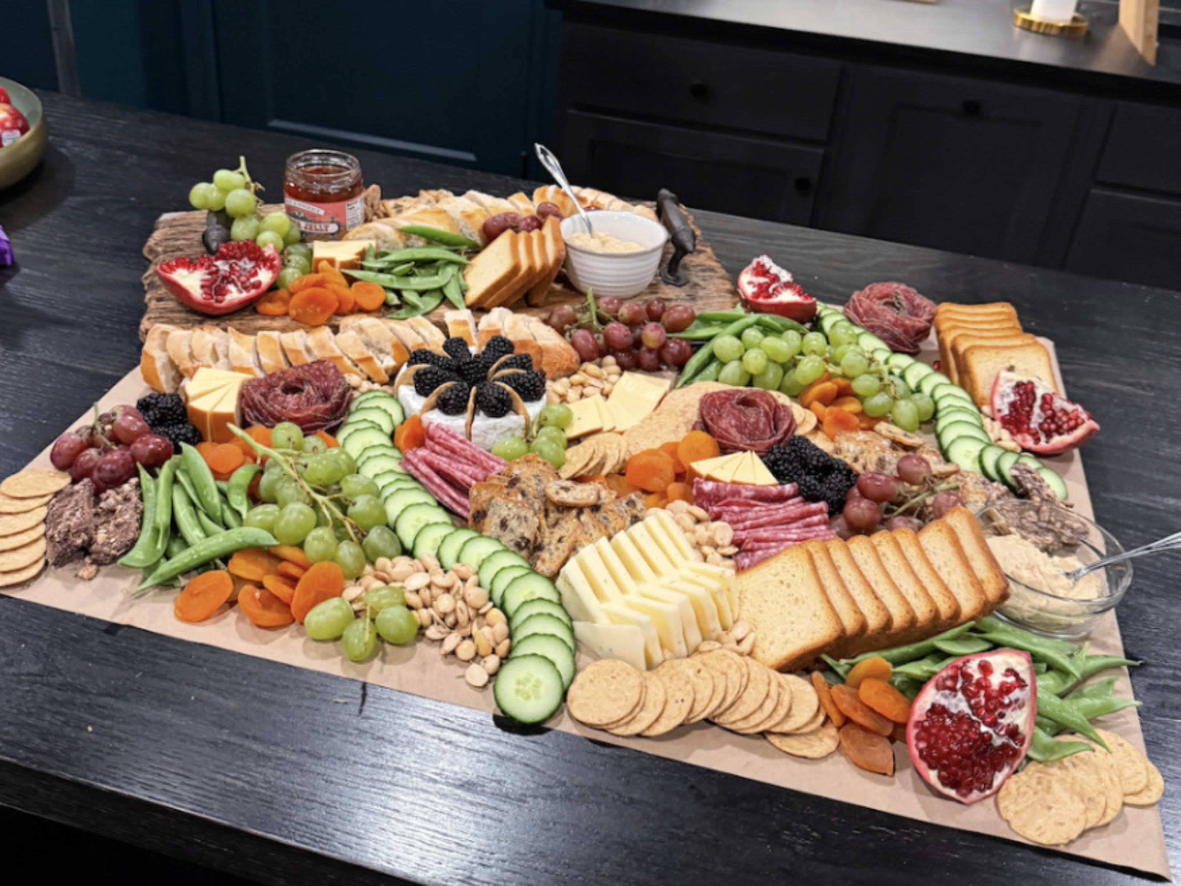 Charcuterie Spread by Hive Boards