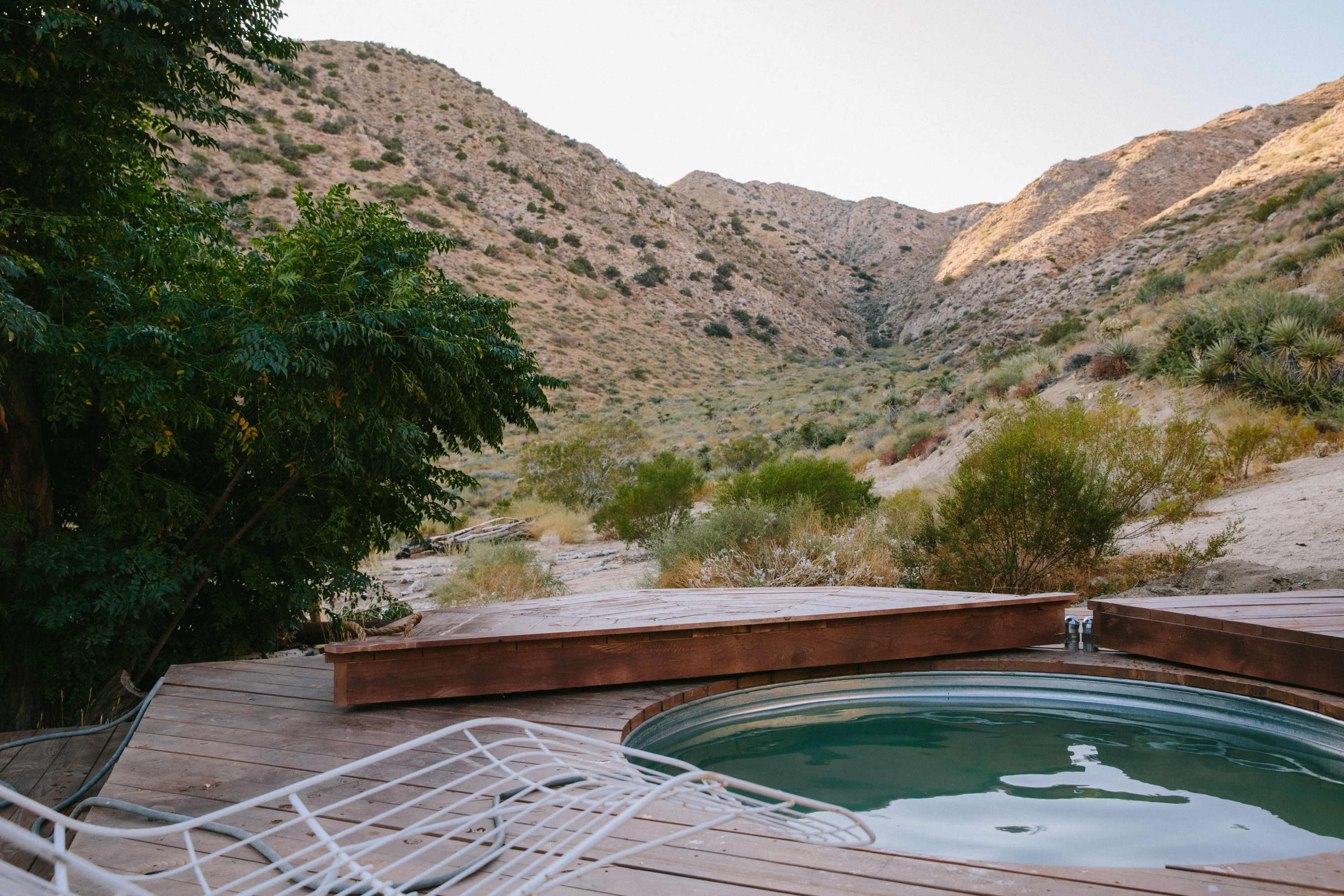 Beautiful Spanish Style House at the Top of a Canyon. Image in , Morongo, CA