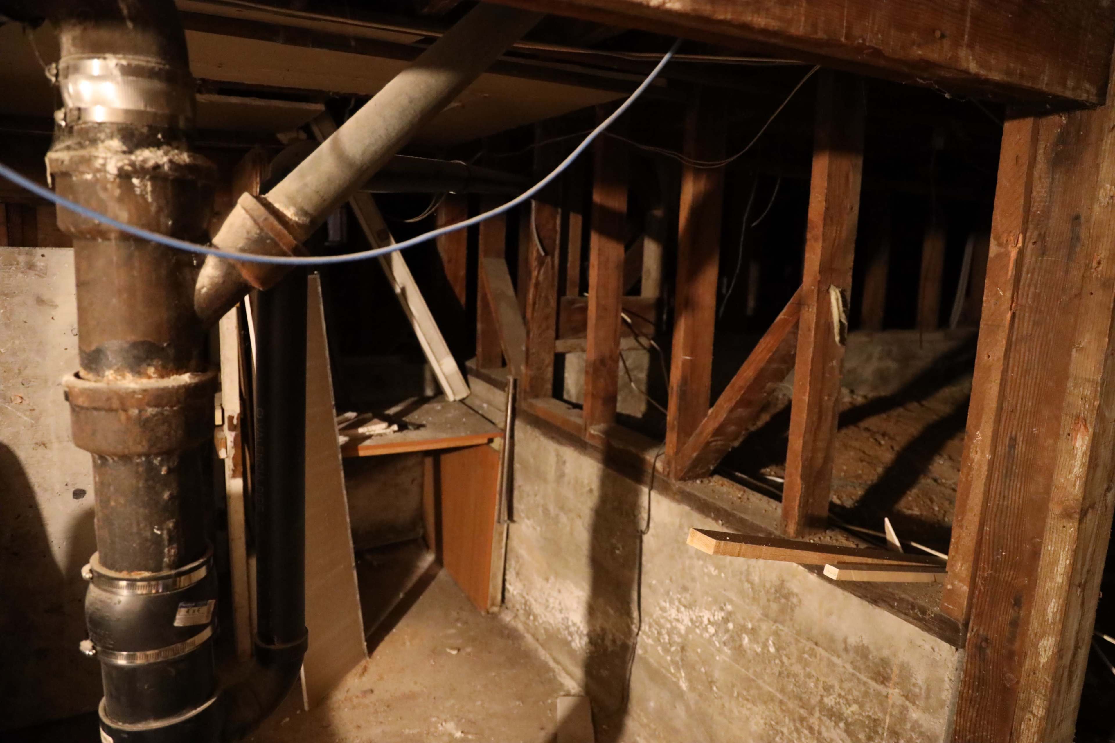 Horror film set studio Image in East Los Angeles, Los Angeles, CA