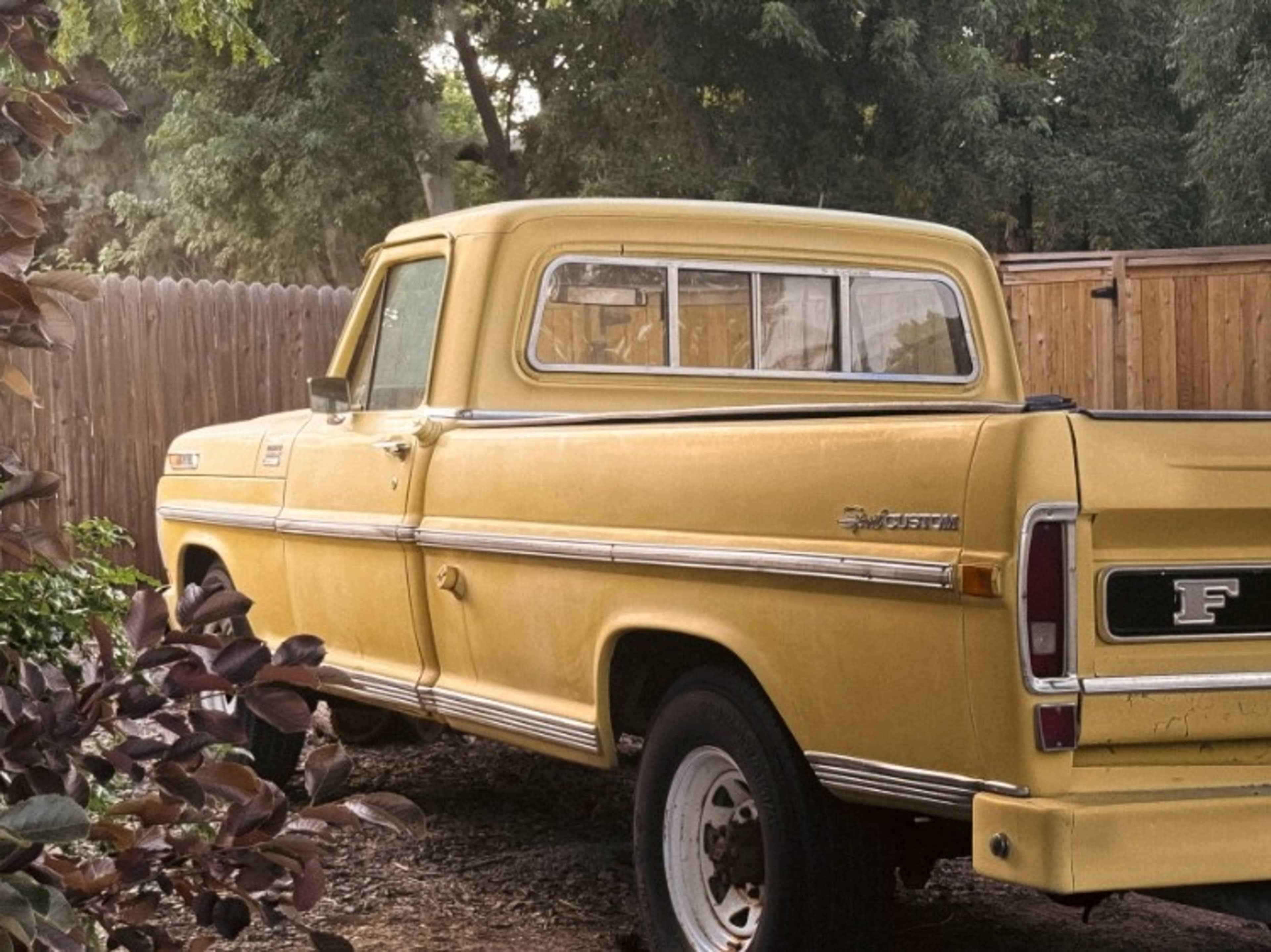 Butter Yellow 1972 Ford Pickup (Vintage Prop Truck
