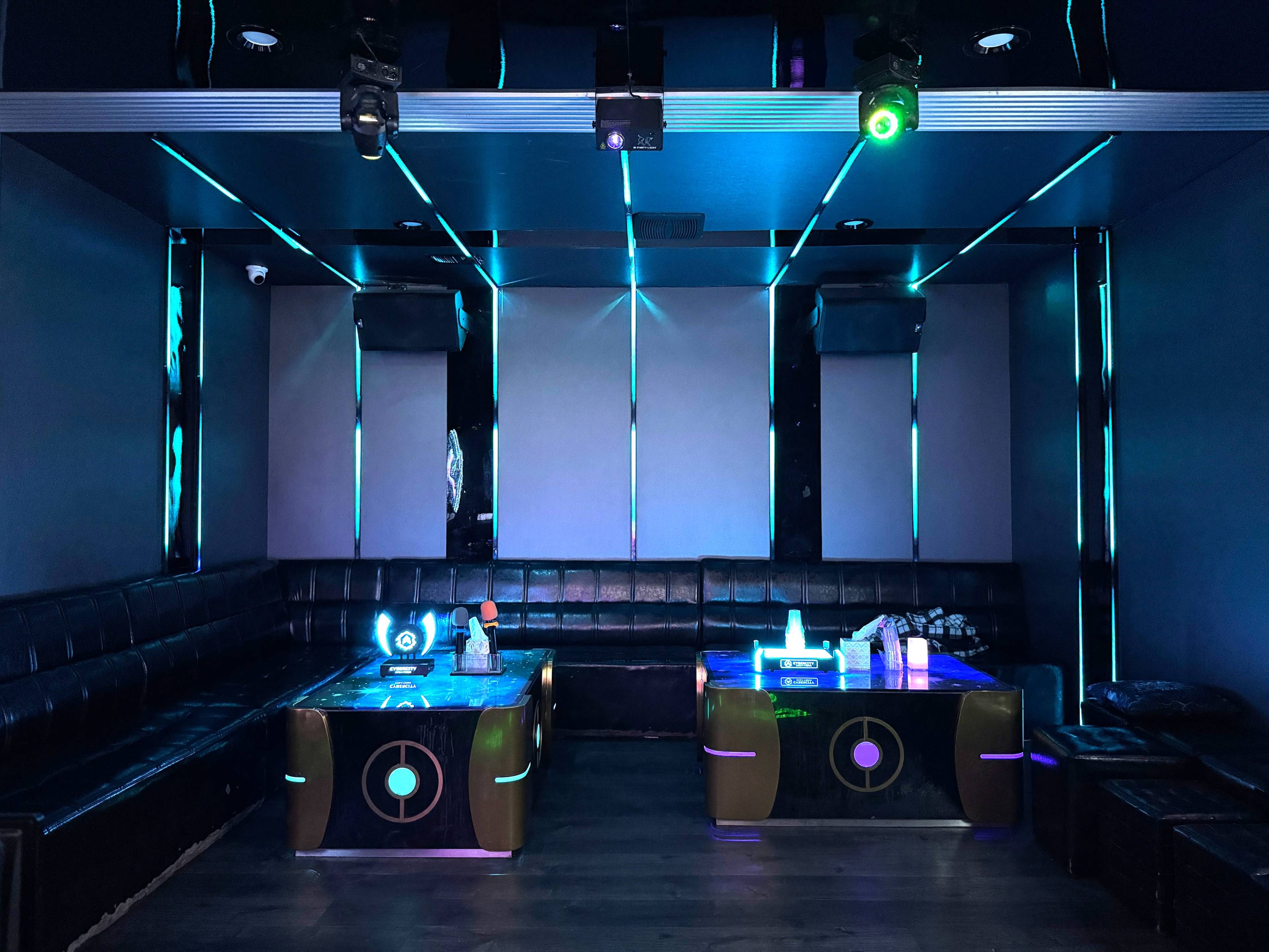 Hi-Tech Futuristic Private Lounge w/Karaoke, Pro Sound, LED Lighting, PlayStation + Poker and Boardgames Table in a Super Convenient Location Image in South El Monte, South El Monte, CA