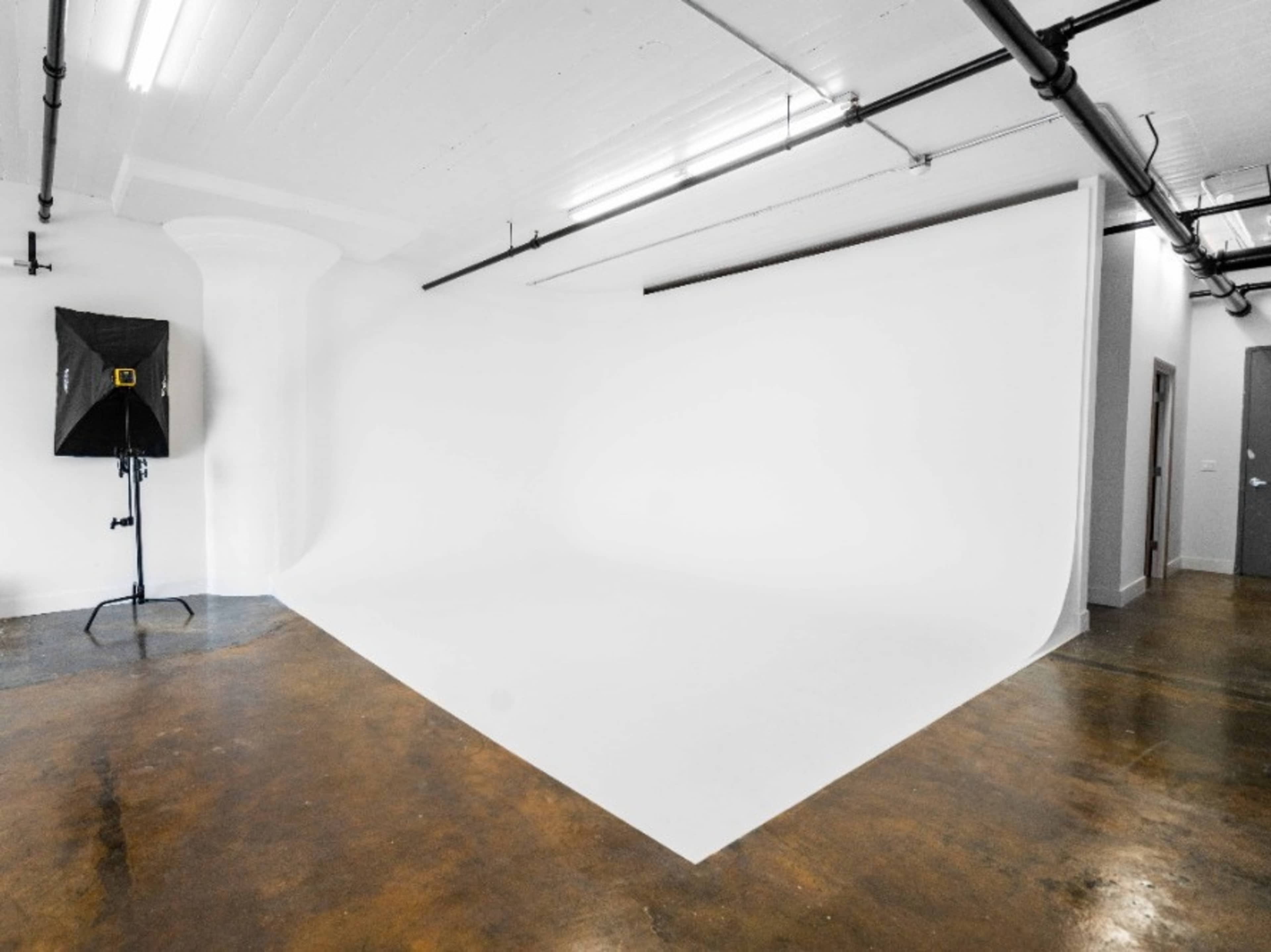 A Freshly Painted Cyc Wall ( Pure White)