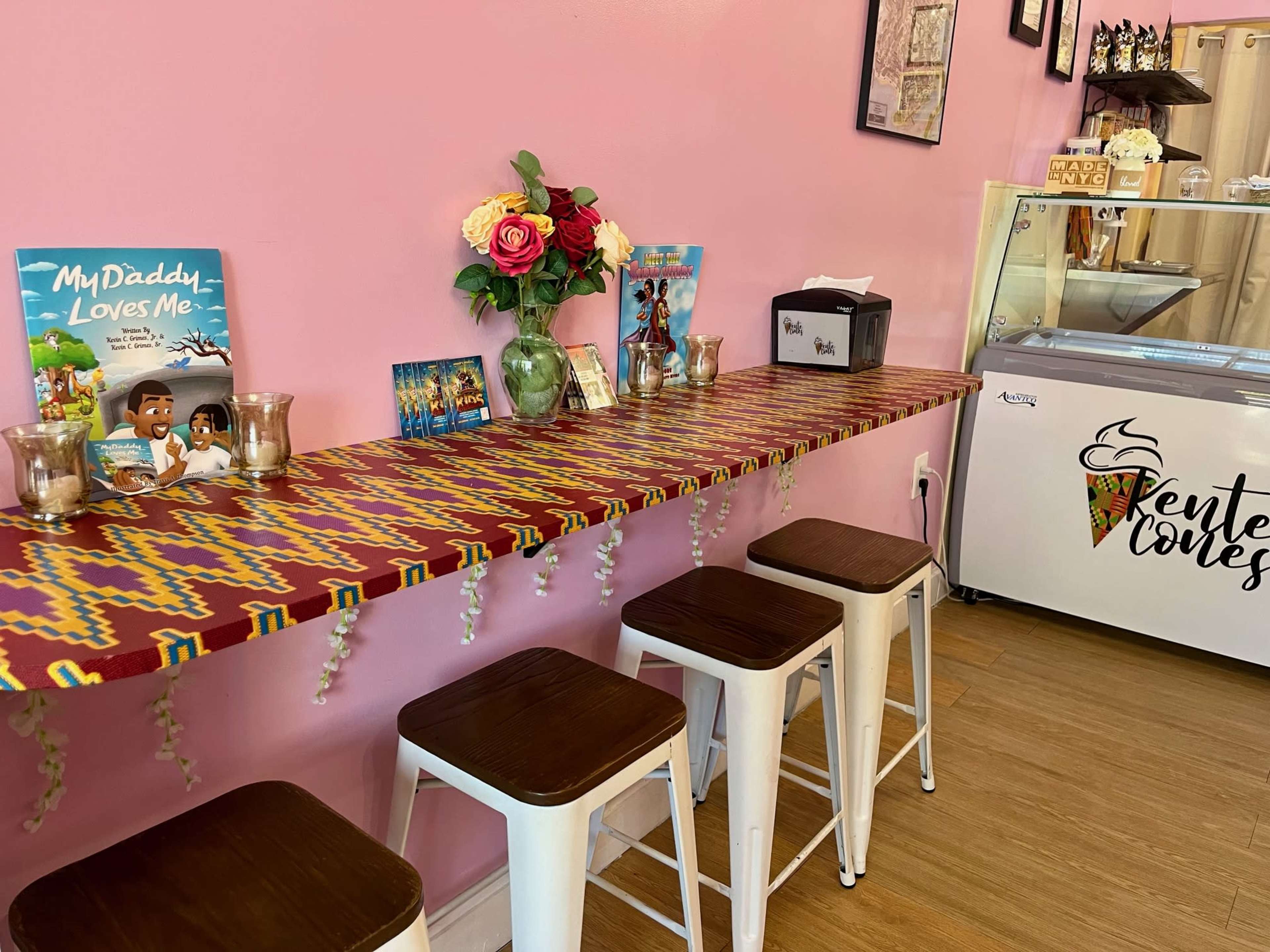 Cozy Stylish Ice Cream Shop Image in East New York, Brooklyn, NY