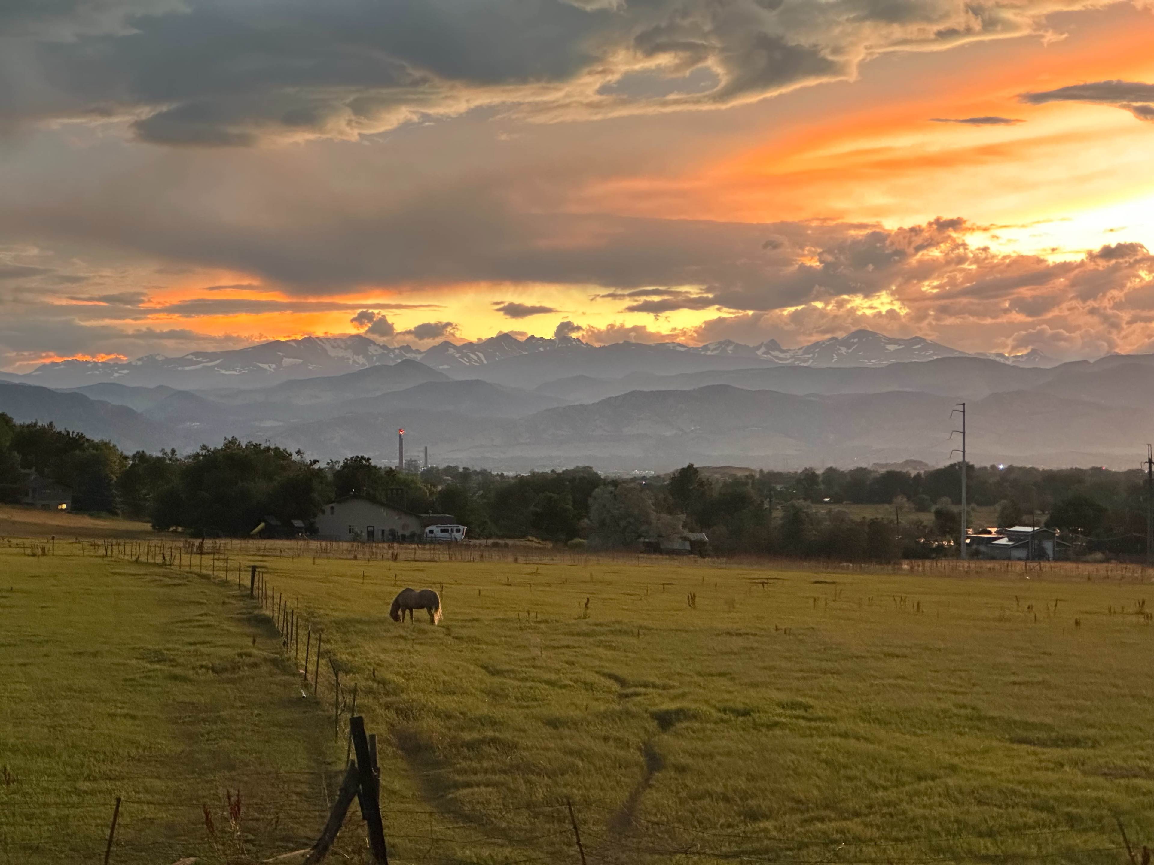 Antebellum Farmhouse with 180-Degree Rocky Mountain Views Image in , Boulder, CO