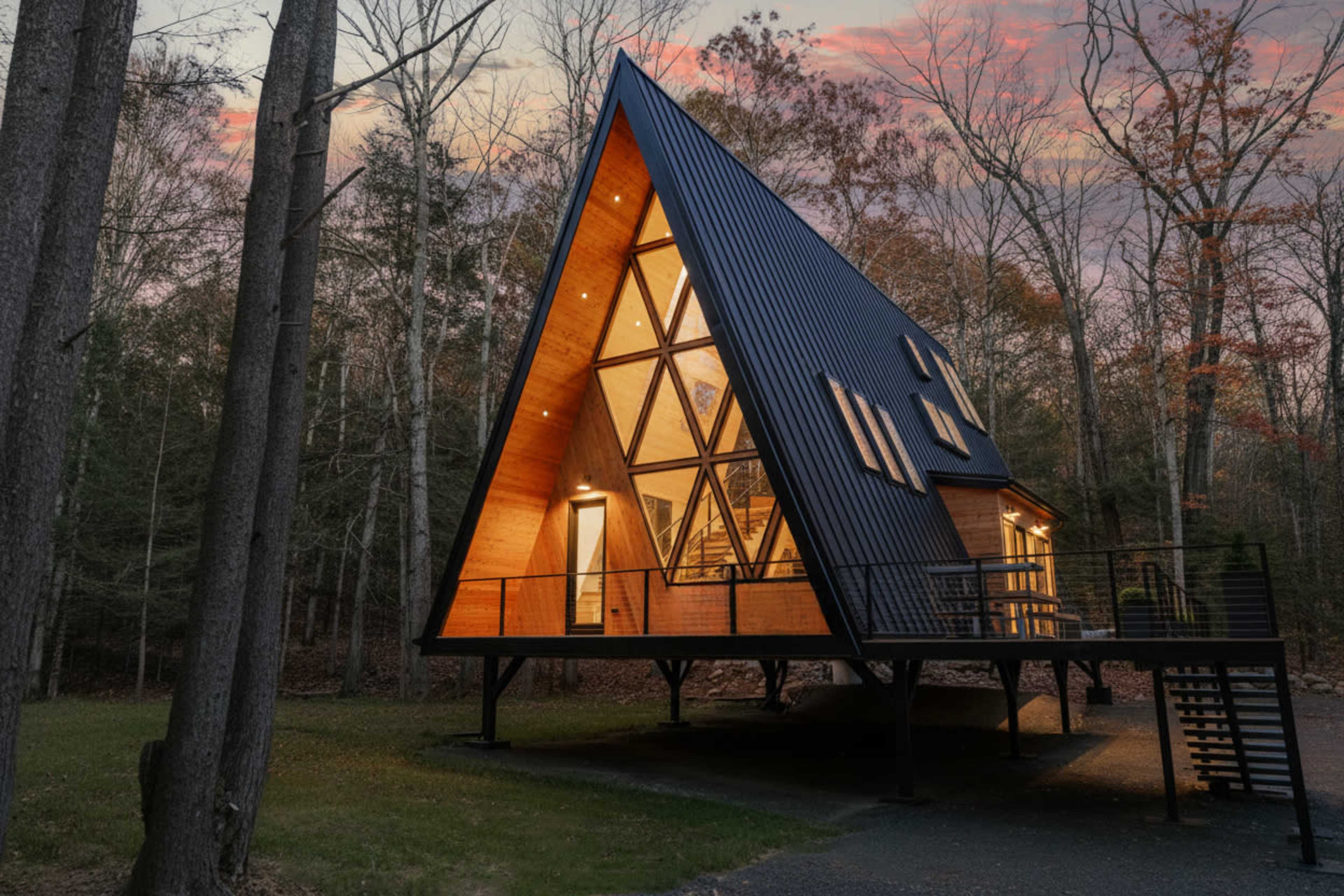 Unique a Frame House Image in Catskill, Catskill, NY