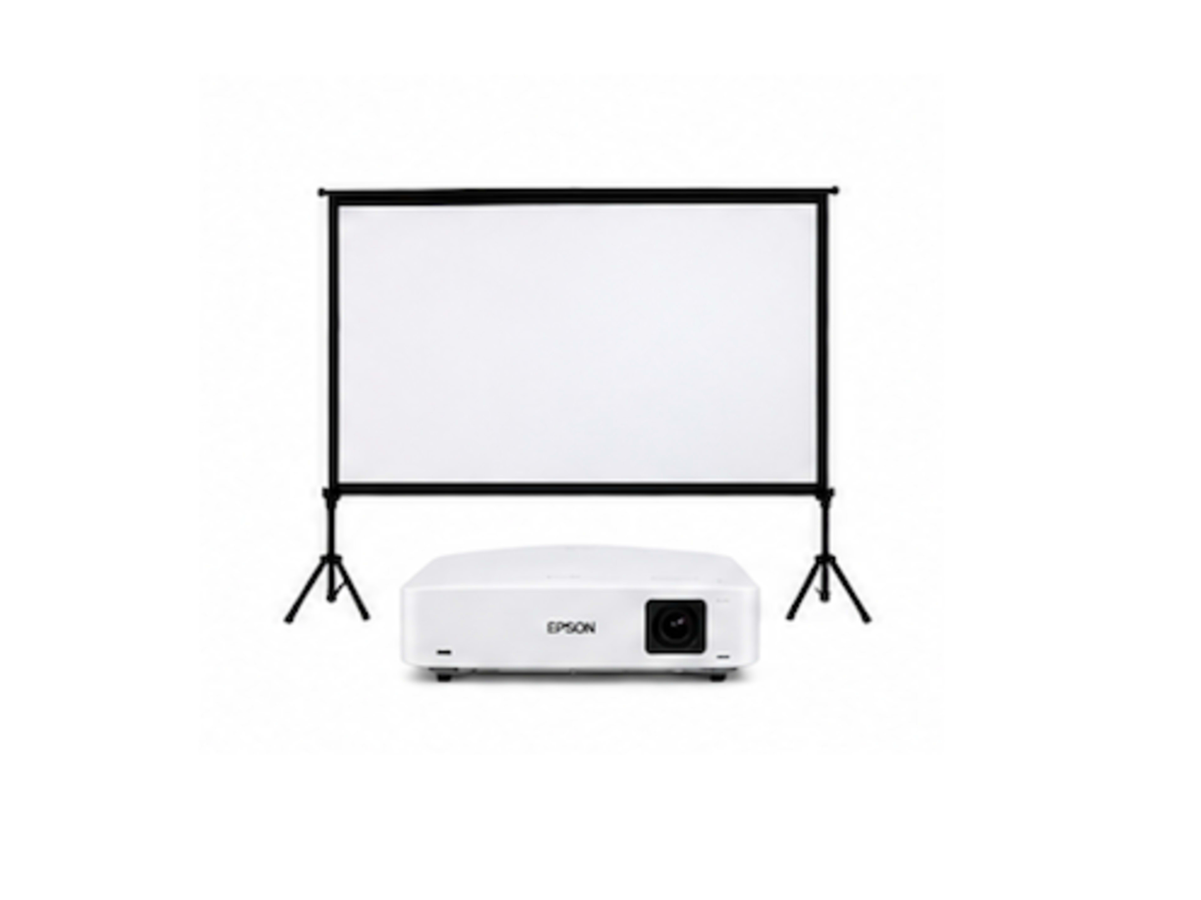 Epson LS800 Projector + Screen