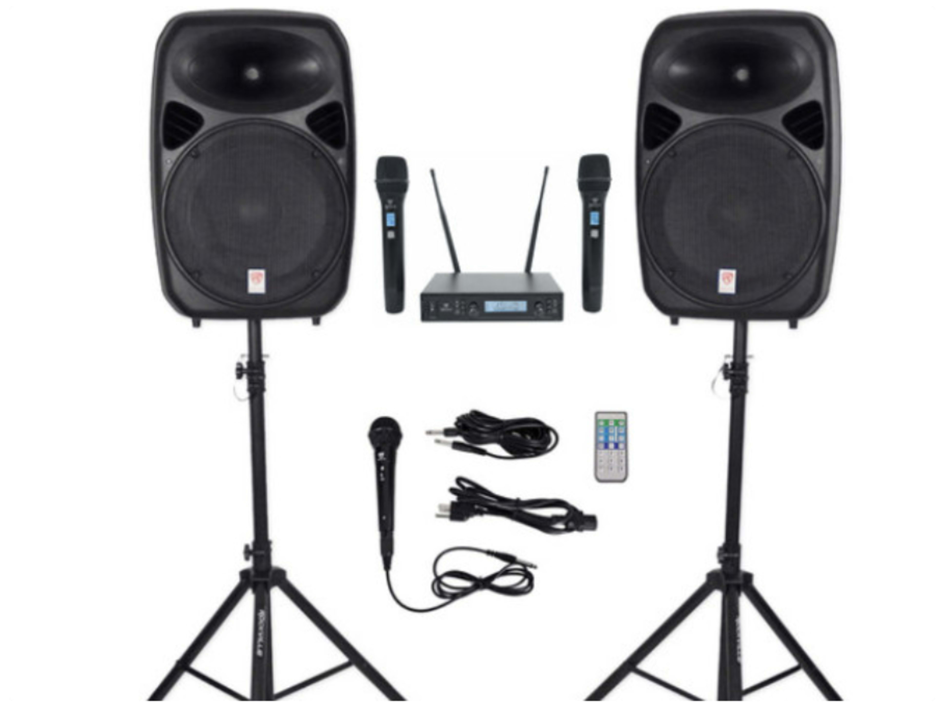 AV Package - 2 mics, 2 speakers
