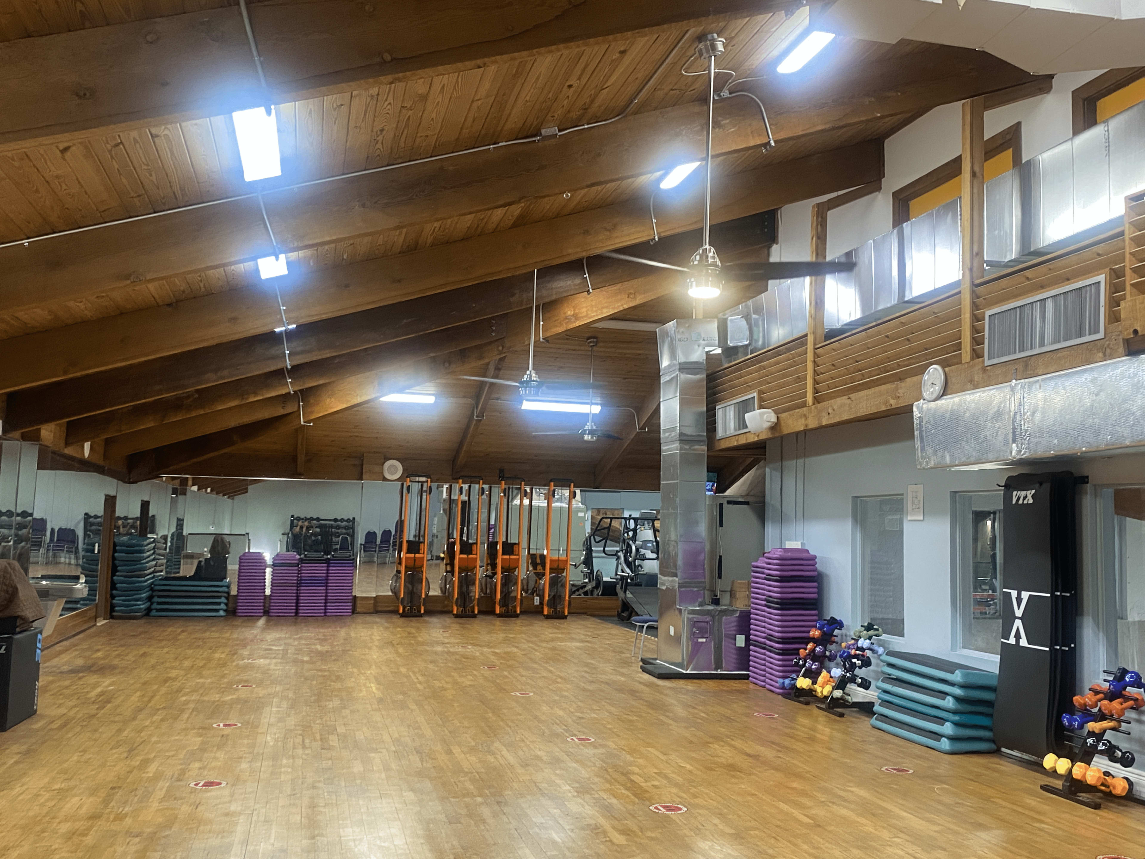 Fitness Gym Aerobic/Dance Area with Full Mirrors Image in Tamarac, Tamarac, FL
