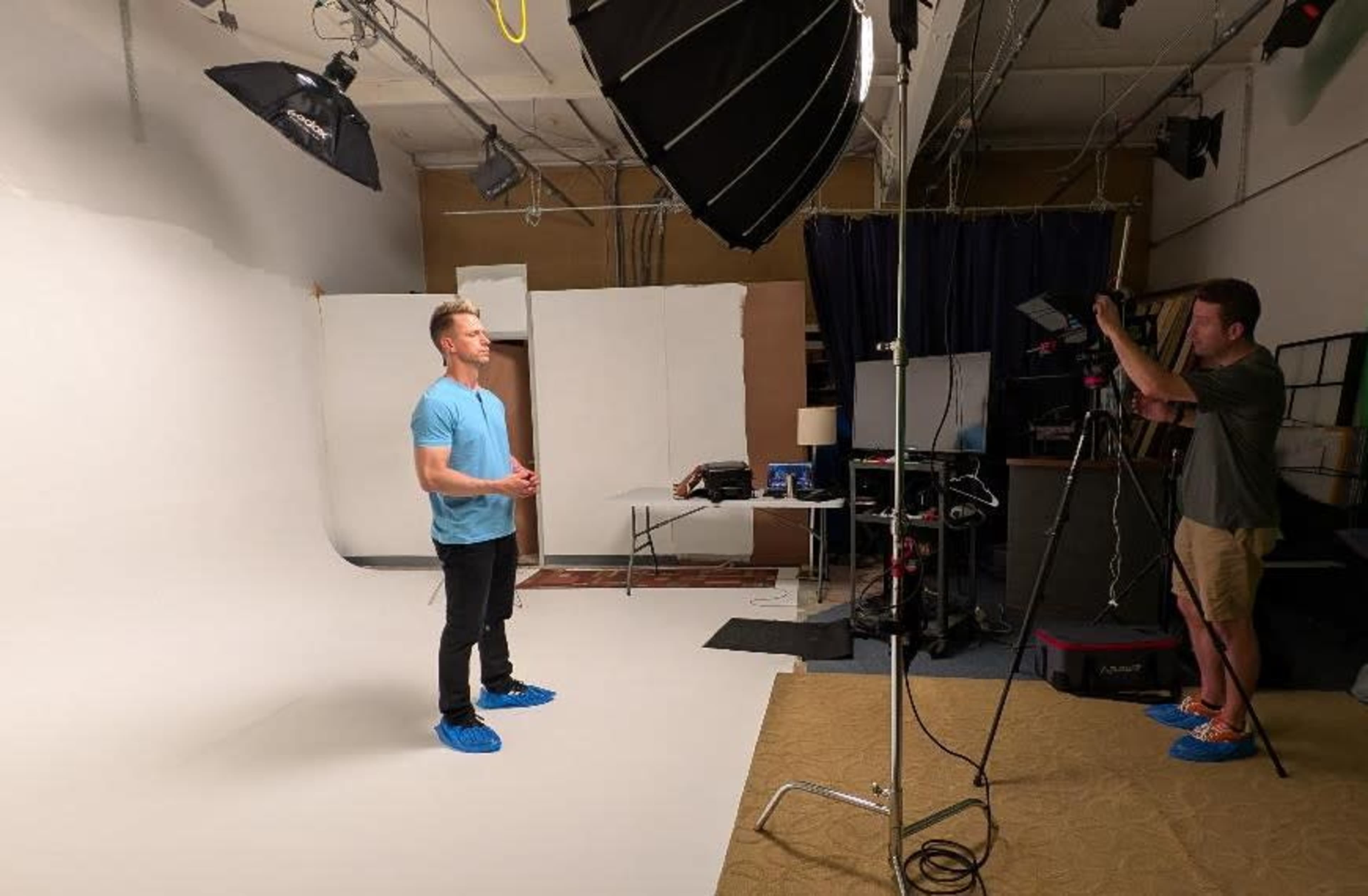 Video and Studio with green wall and podcast area Image in Orange Township, Lewis Center, OH