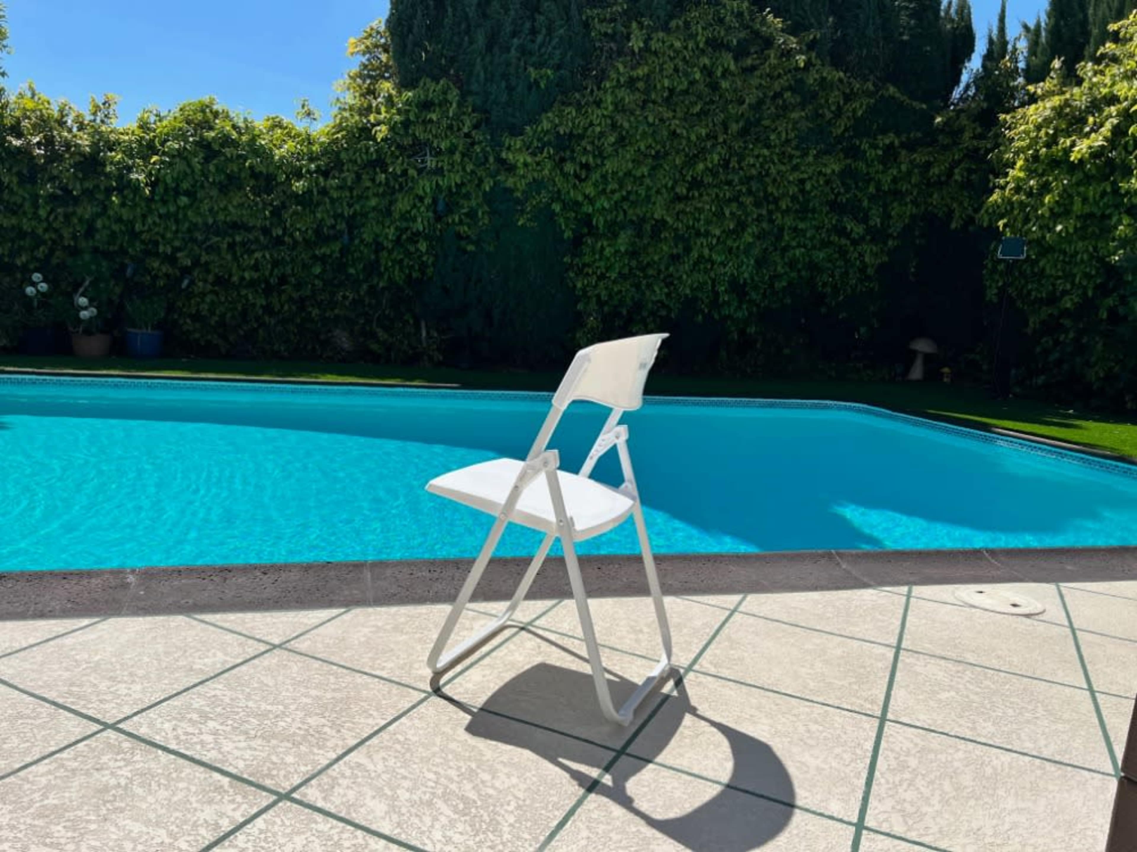 White Folding Chair