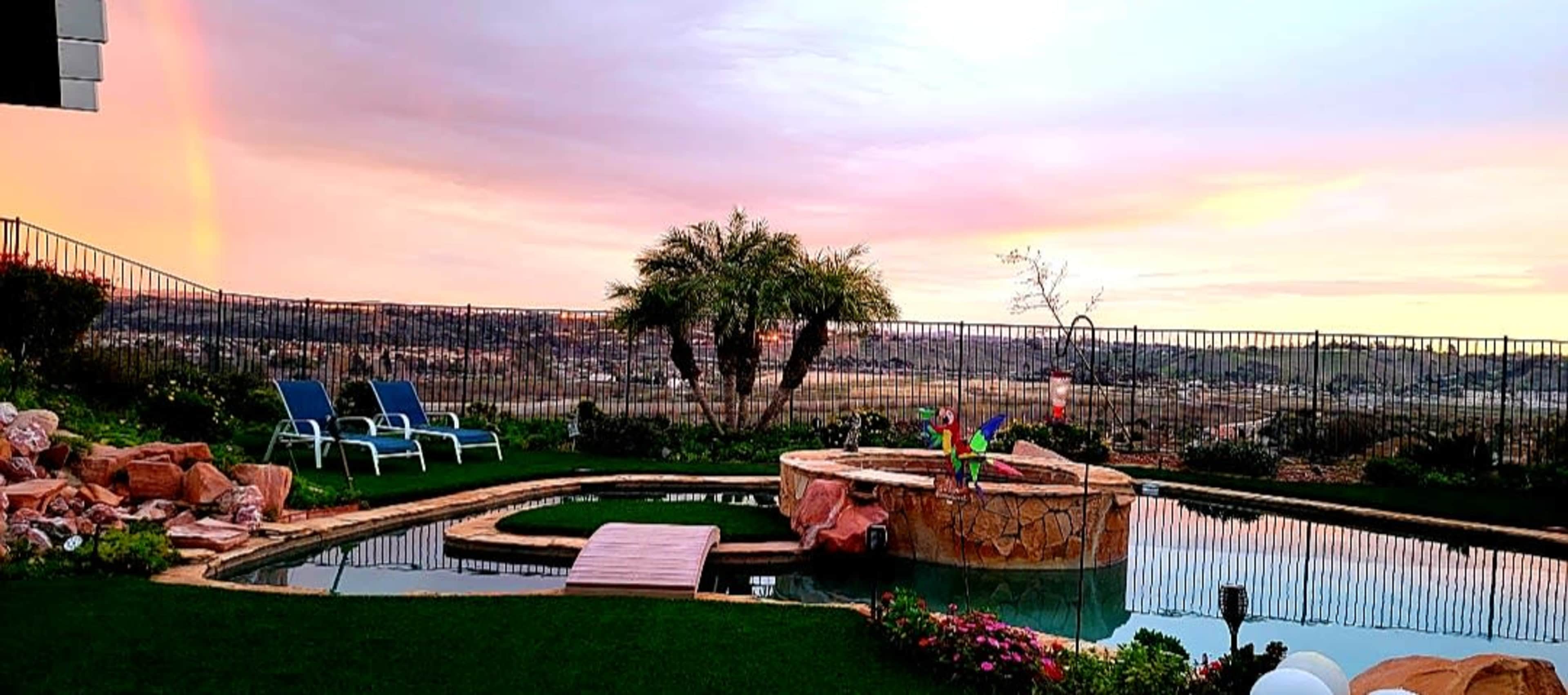 Lavish Pool & Spa 3 miles from the Oceanside beach. View. Image in Oceanside, Oceanside, CA