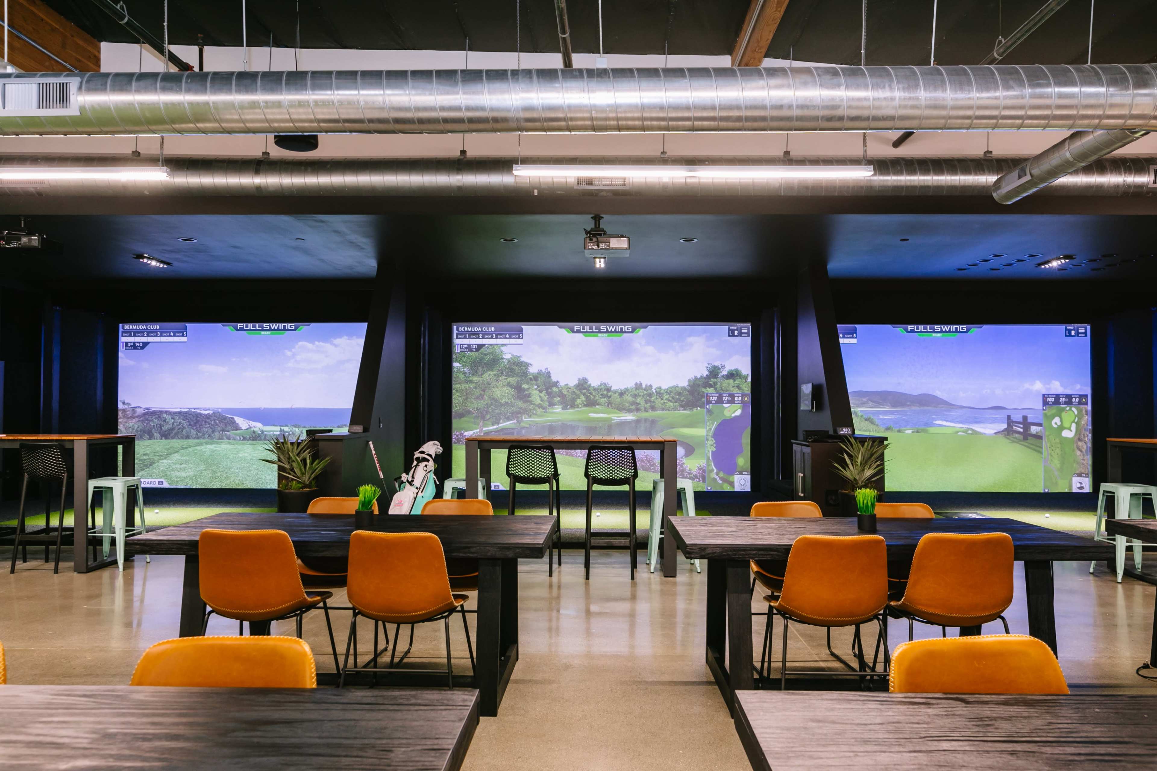 Upscale Coastal Lounge with Golf Simulators & Event Space Image in Carlsbad, Carlsbad, CA