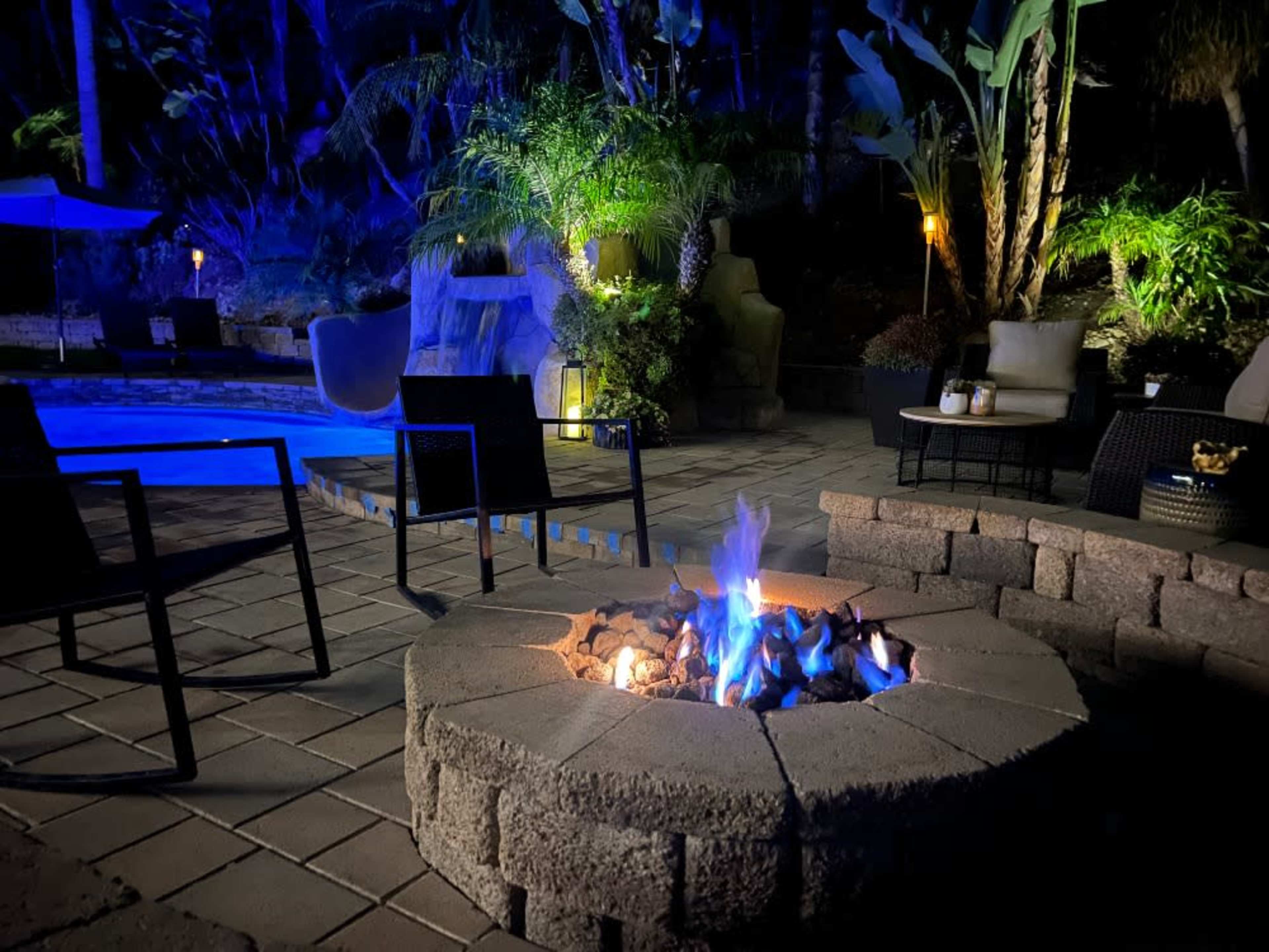 Gas fire pit 🔥 