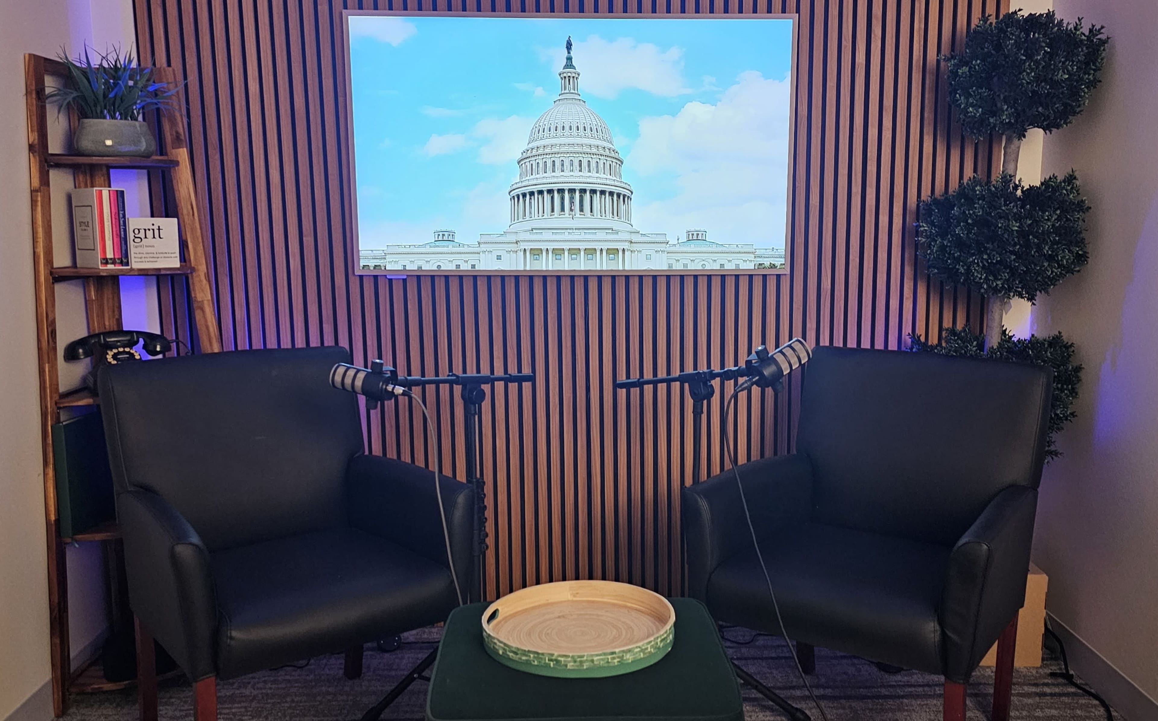 Downtown DC Podcast & Video Studio — Full Kit, 10 Looks Image in Northwest Washington, Washington, DC