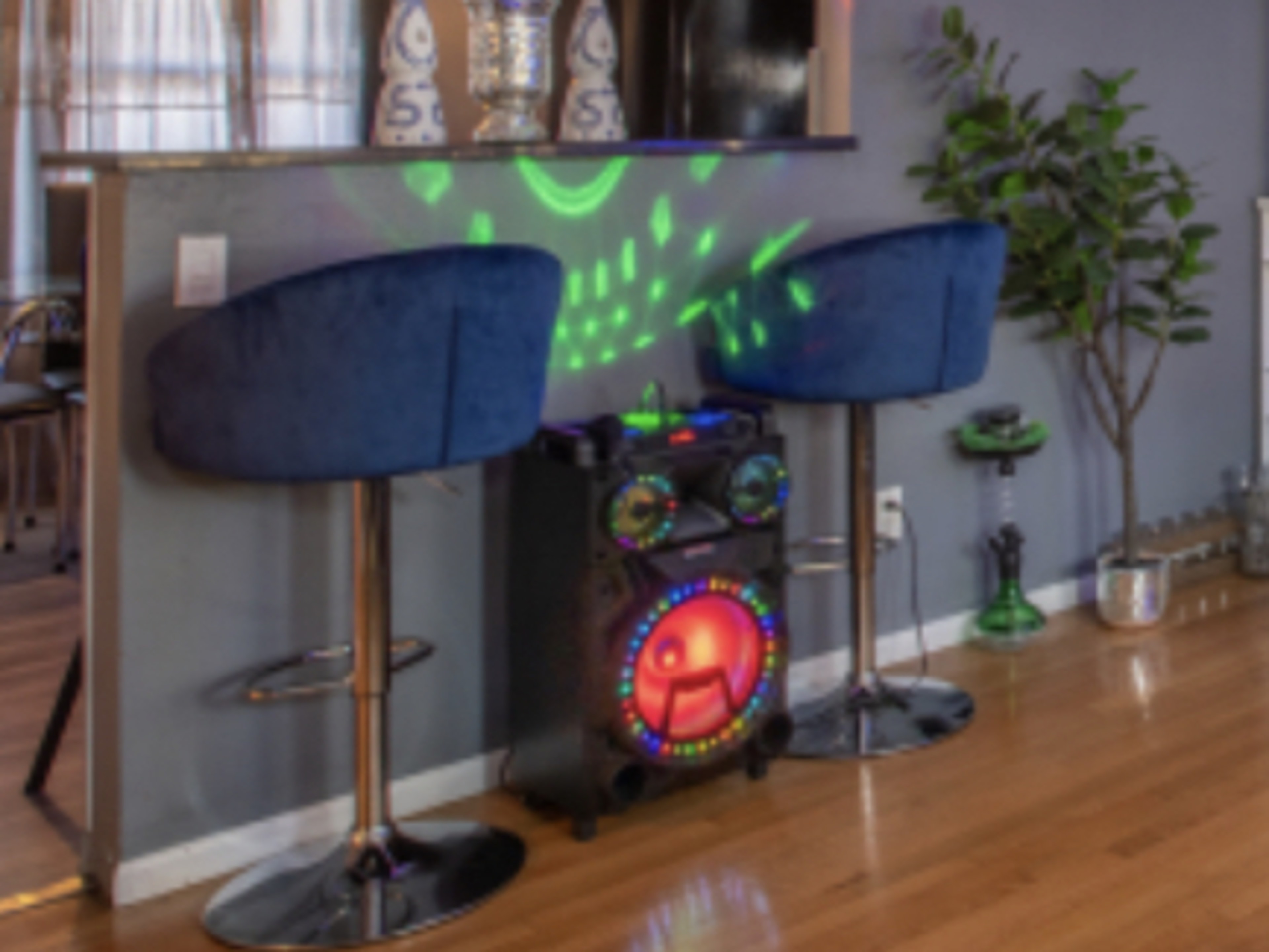 Speaker with microphone 