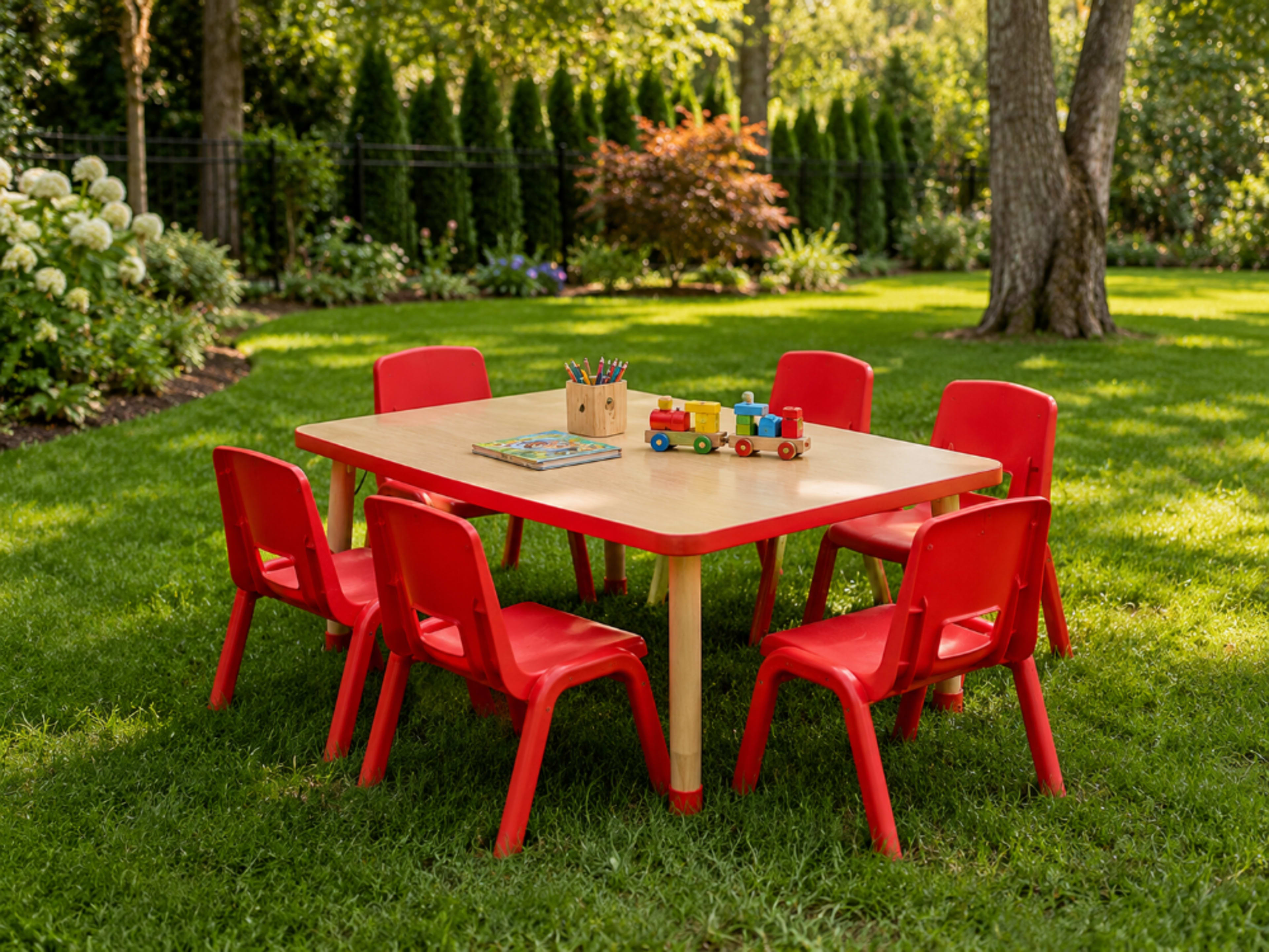 Child-sized chairs 