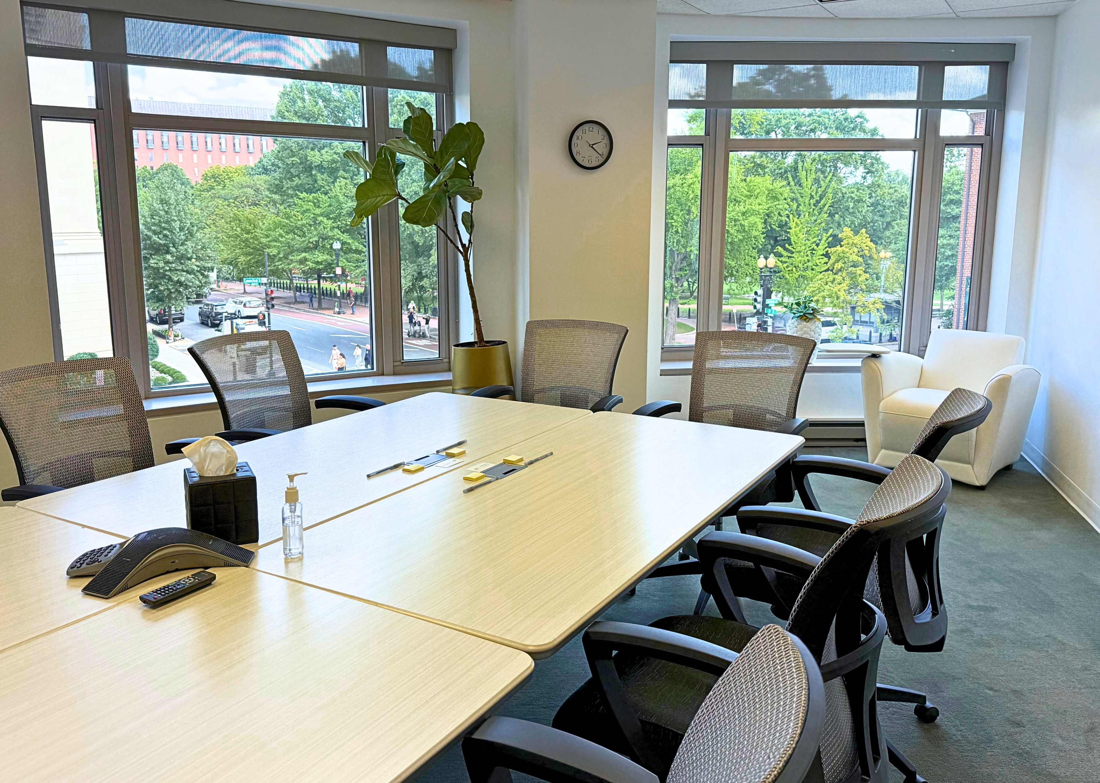 Executive Boardroom with Great View of Lafayette Park Image in Northwest Washington, Washington DC, DC